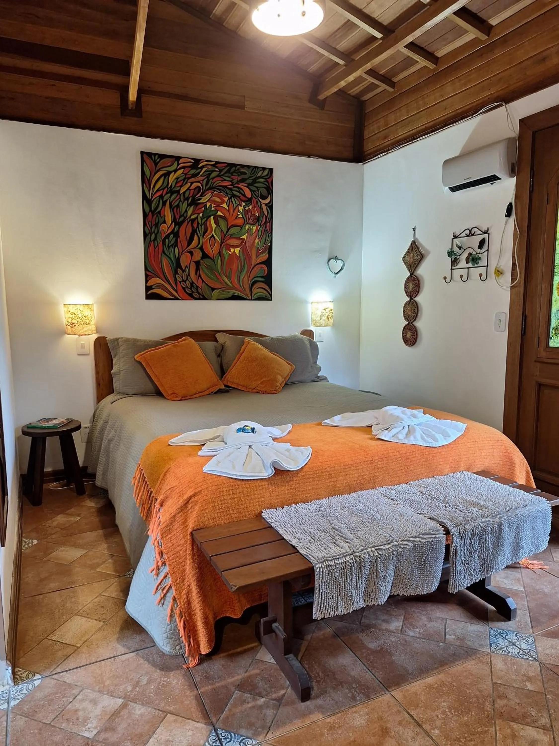 Bed in Chalés ANECUEM