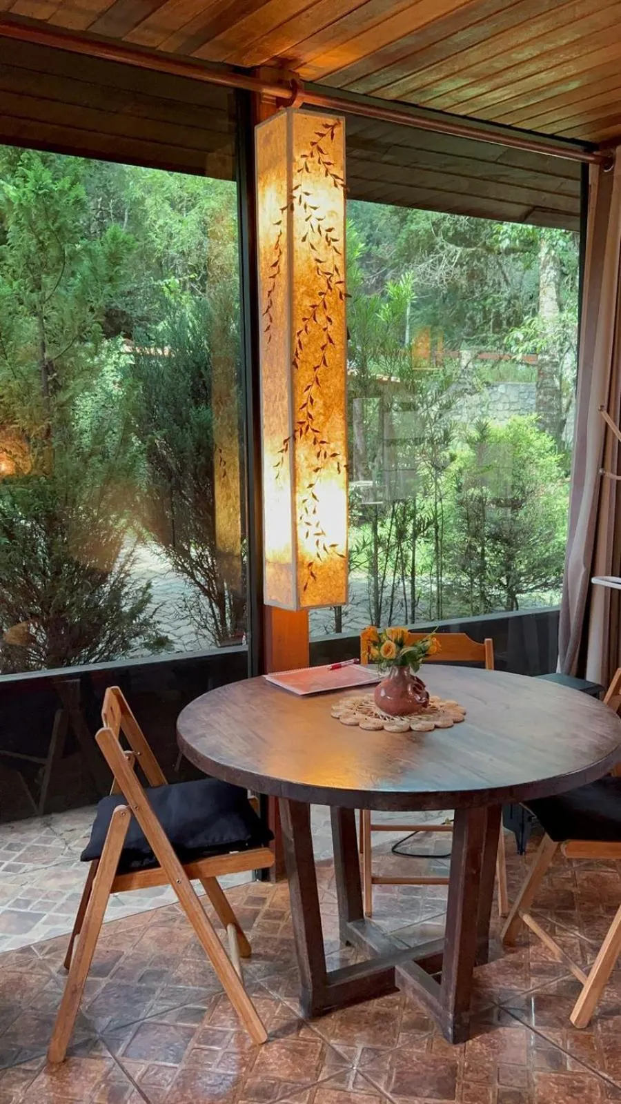 Dining area in Chalés ANECUEM