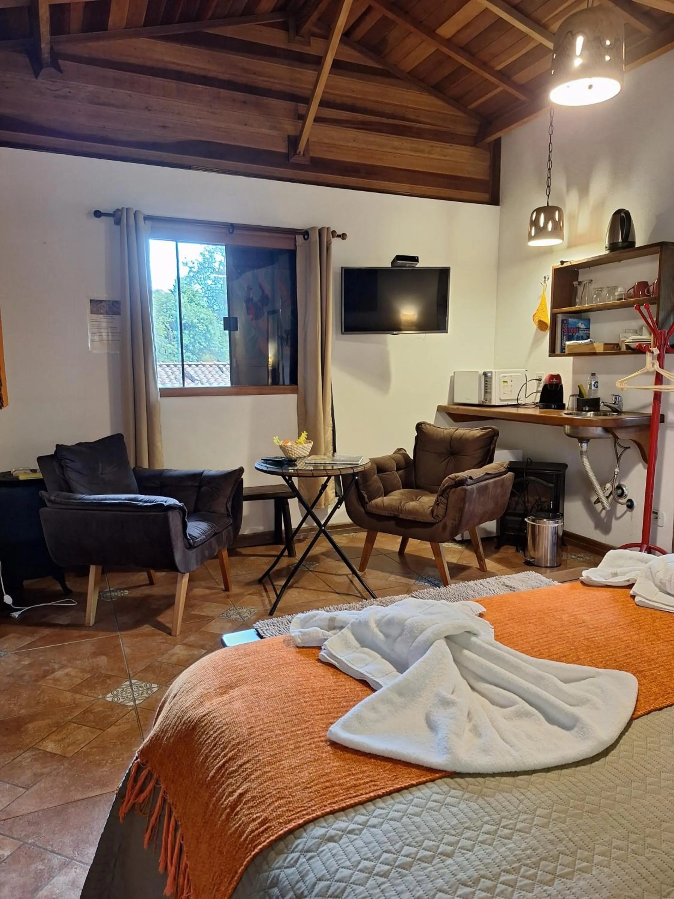 Bed in Chalés ANECUEM