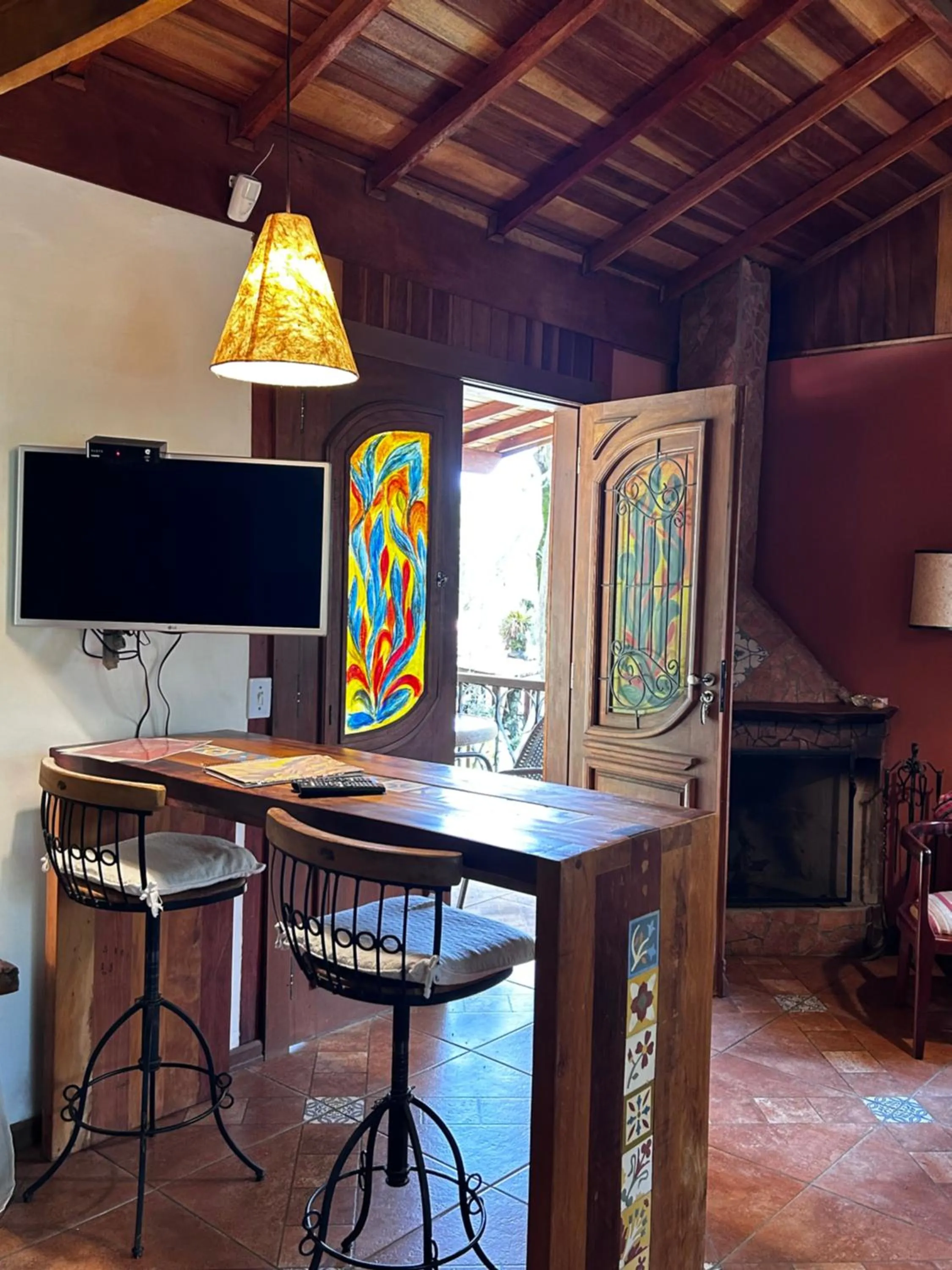 Dining area in Chalés ANECUEM