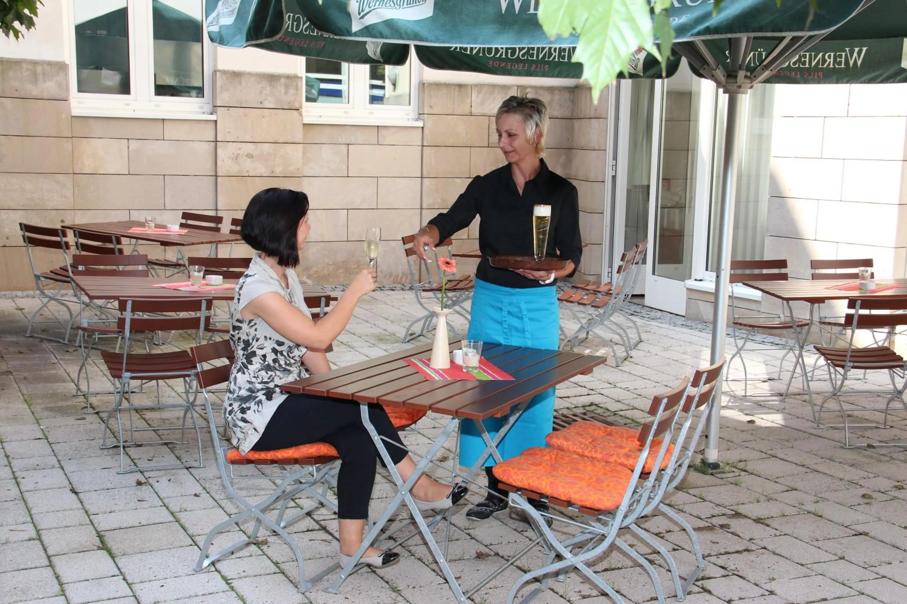 Patio in Hotel Ascania