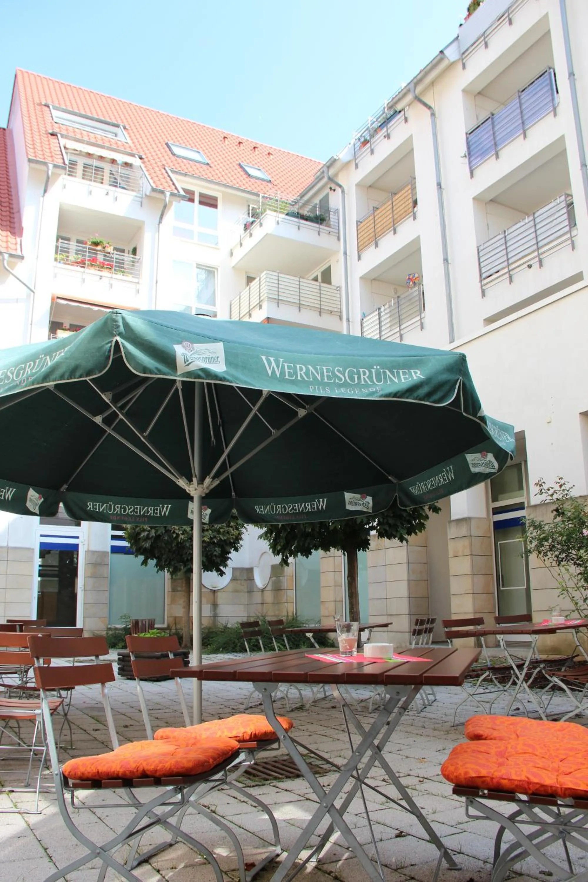 Patio in Hotel Ascania