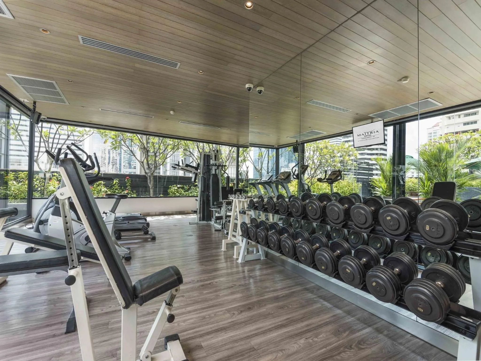 Fitness centre/facilities in Maitria Hotel Sukhumvit 18 Bangkok – A Chatrium Collection