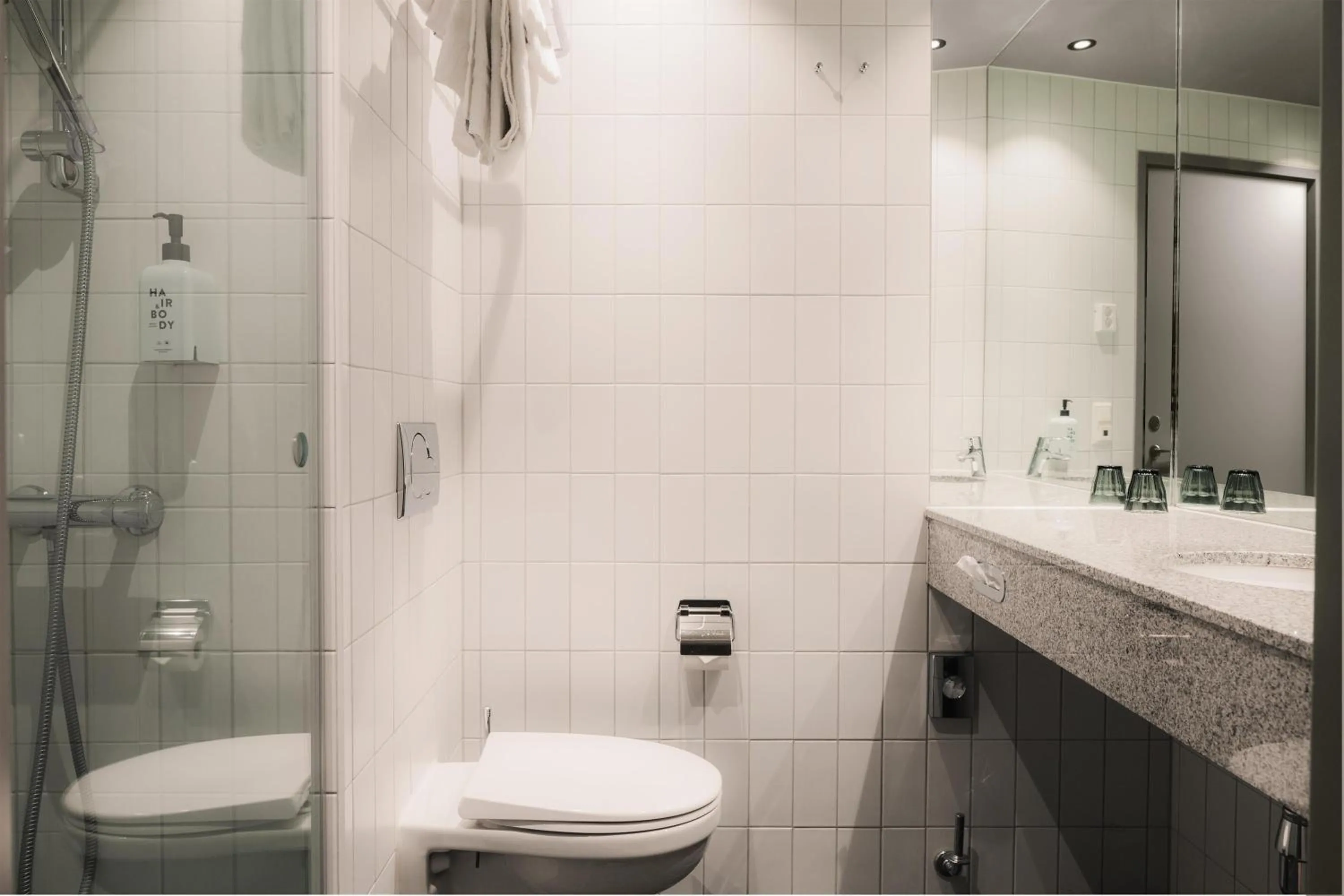 Bathroom in Scandic Stavanger Airport