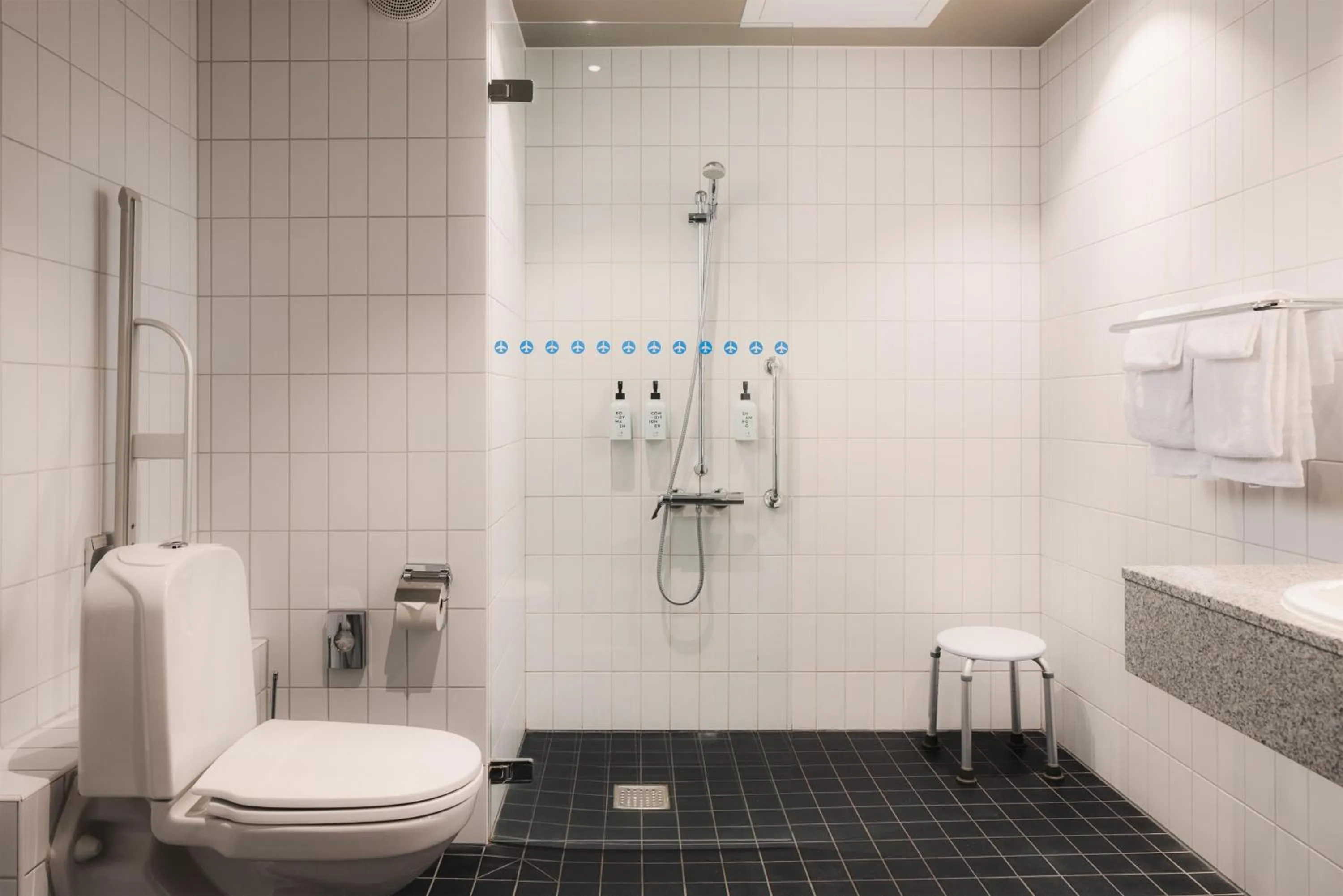 Bathroom in Scandic Stavanger Airport