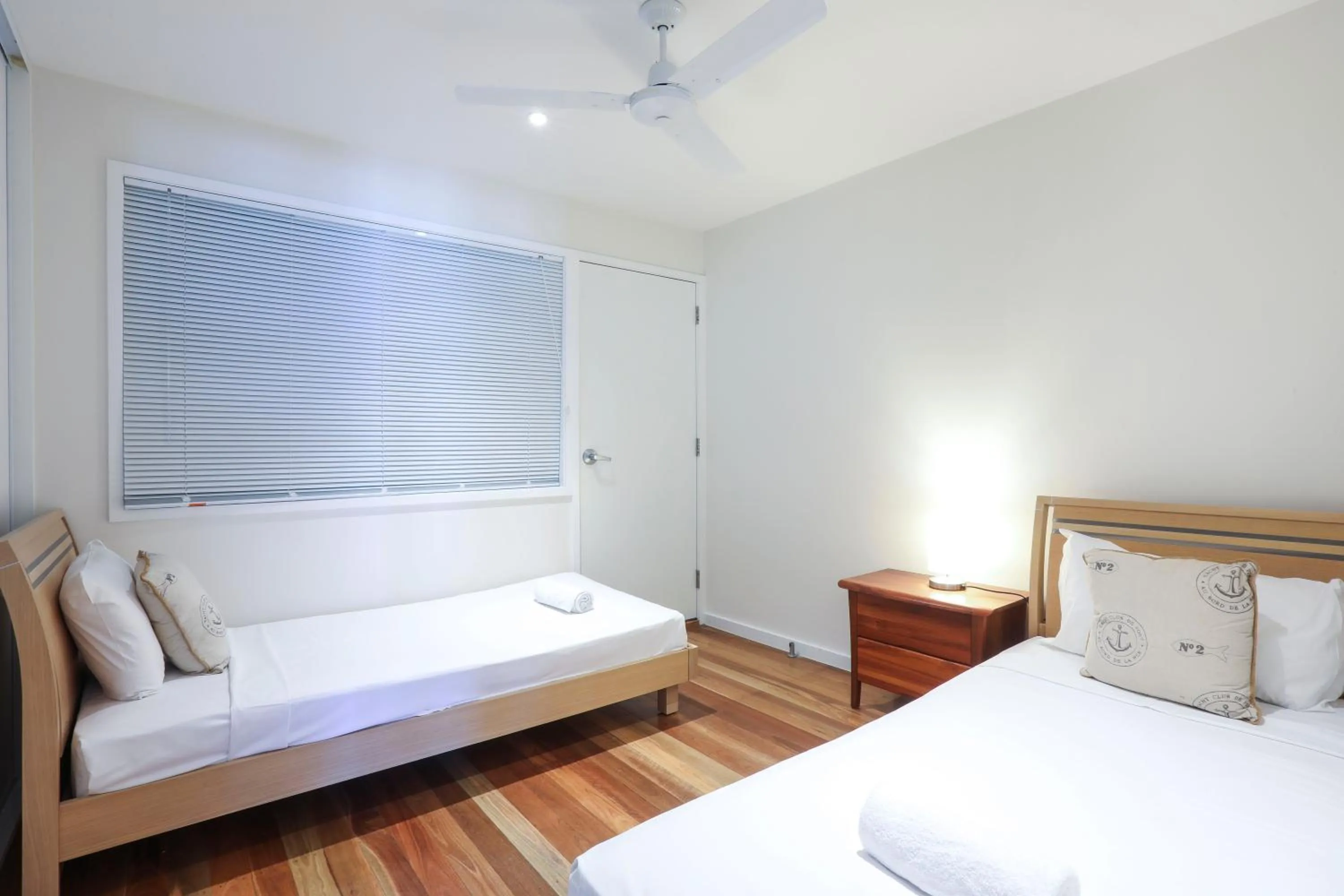 Bedroom, Bed in Sandbox Apartments