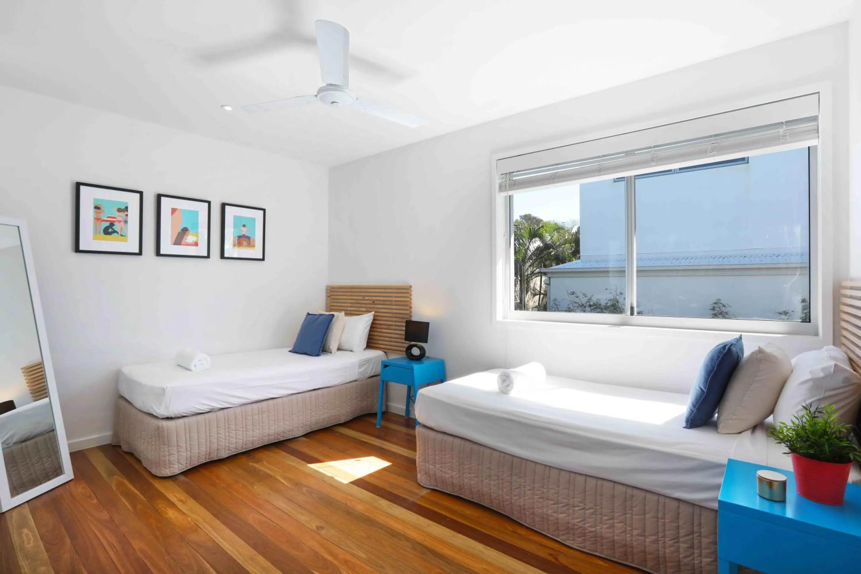 Bedroom, Bed in Sandbox Apartments