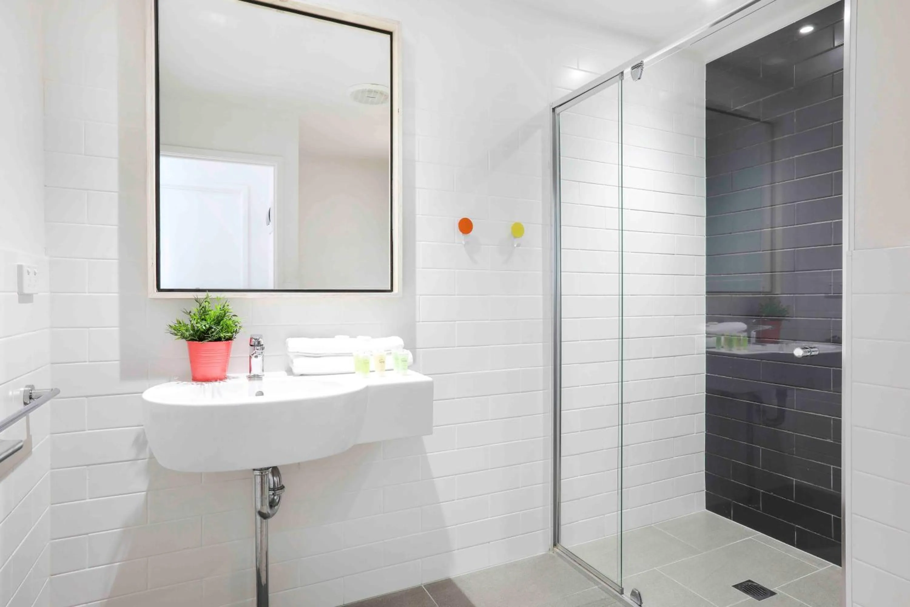 Shower in Sandbox Apartments