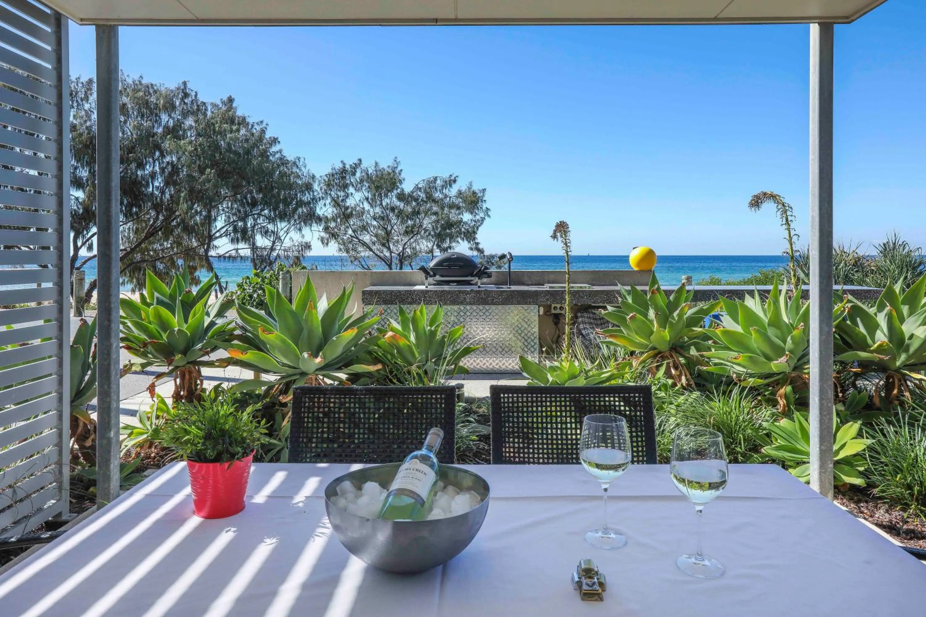 BBQ facilities in Sandbox Apartments