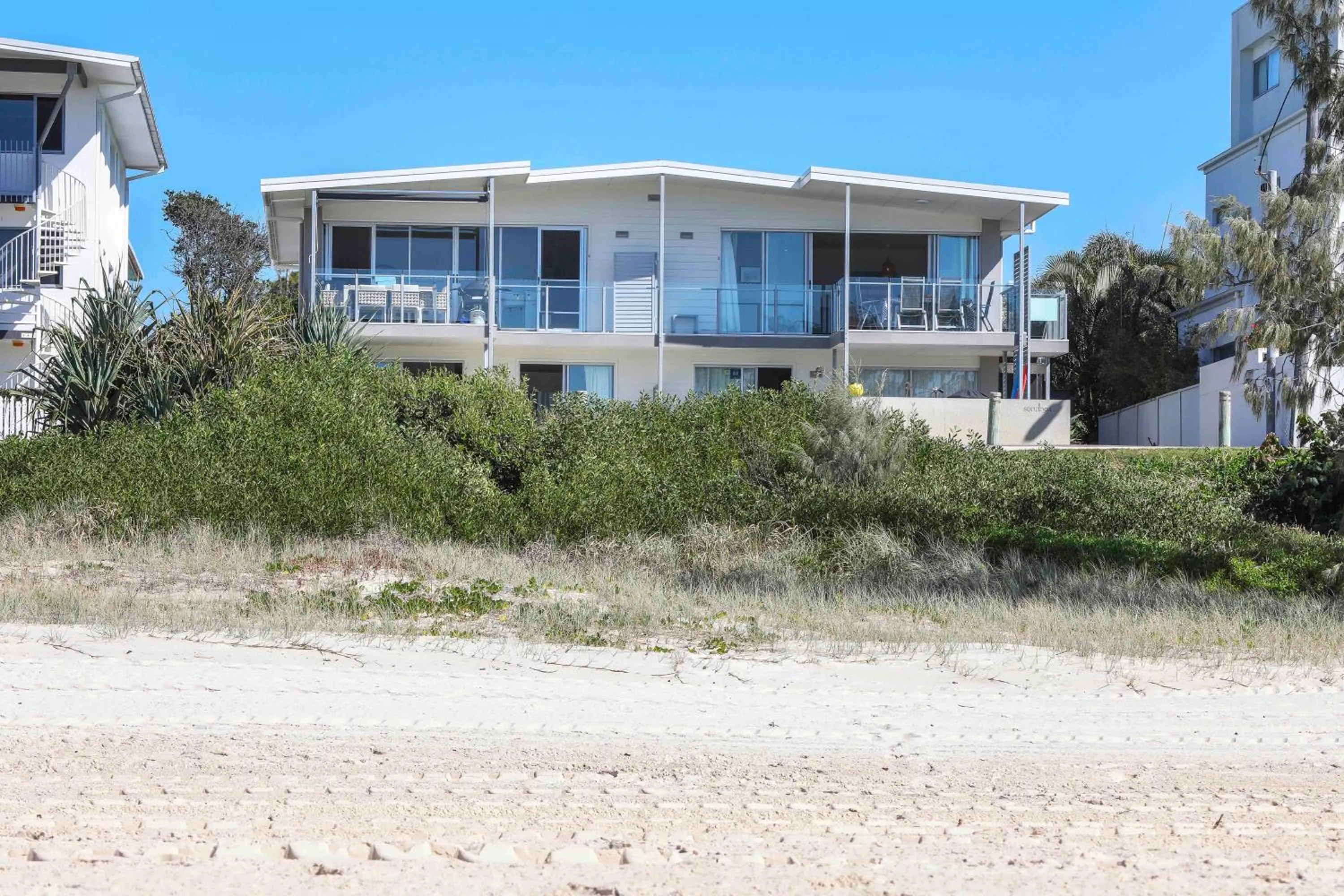 Facade/entrance in Sandbox Apartments