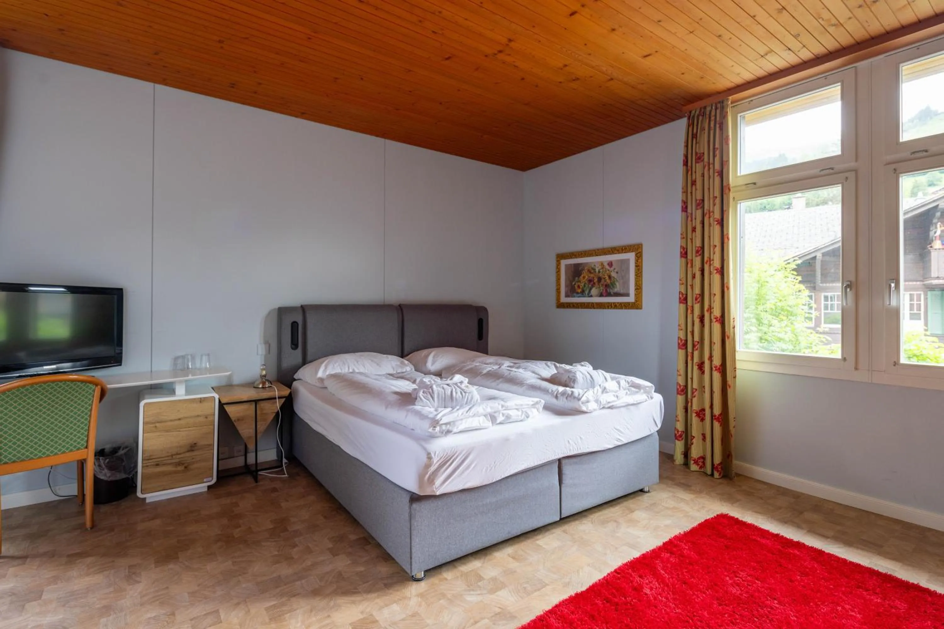 Bed in Sporthotel Wildstrubel