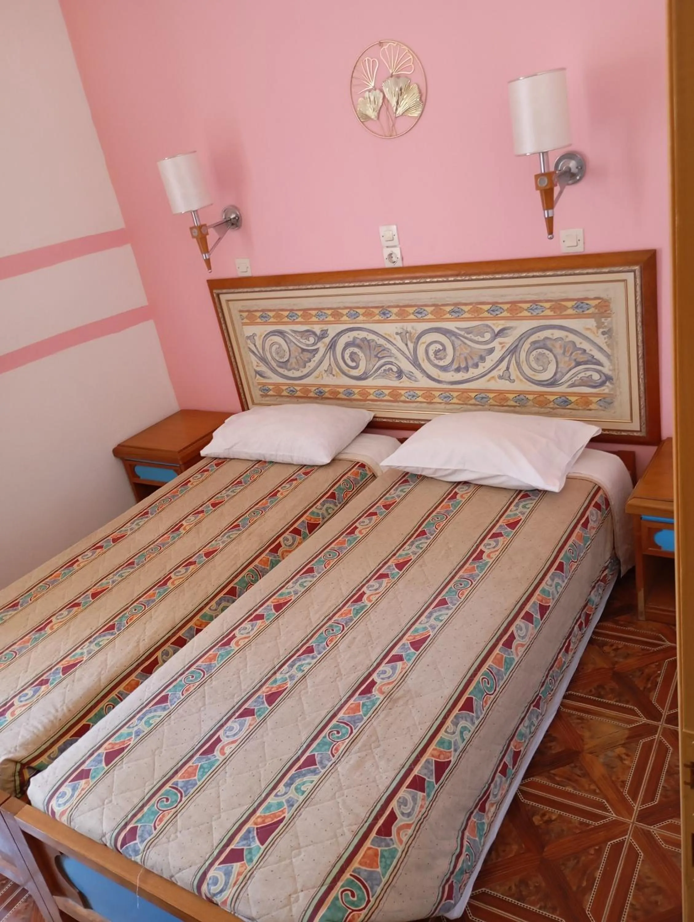 Bed in Denise Apartments Kefalos