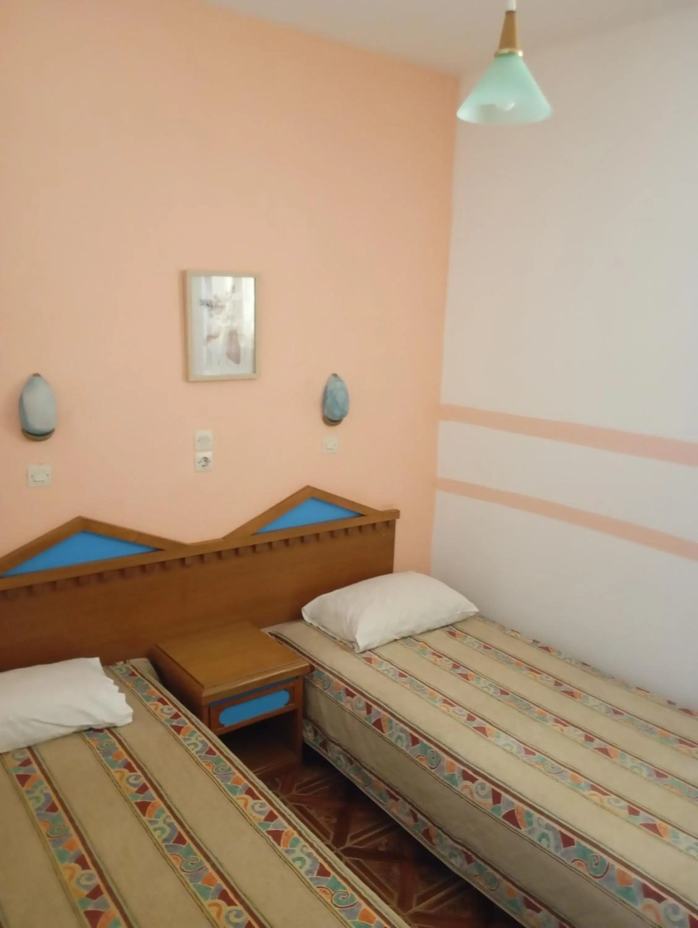 Bed in Denise Apartments Kefalos