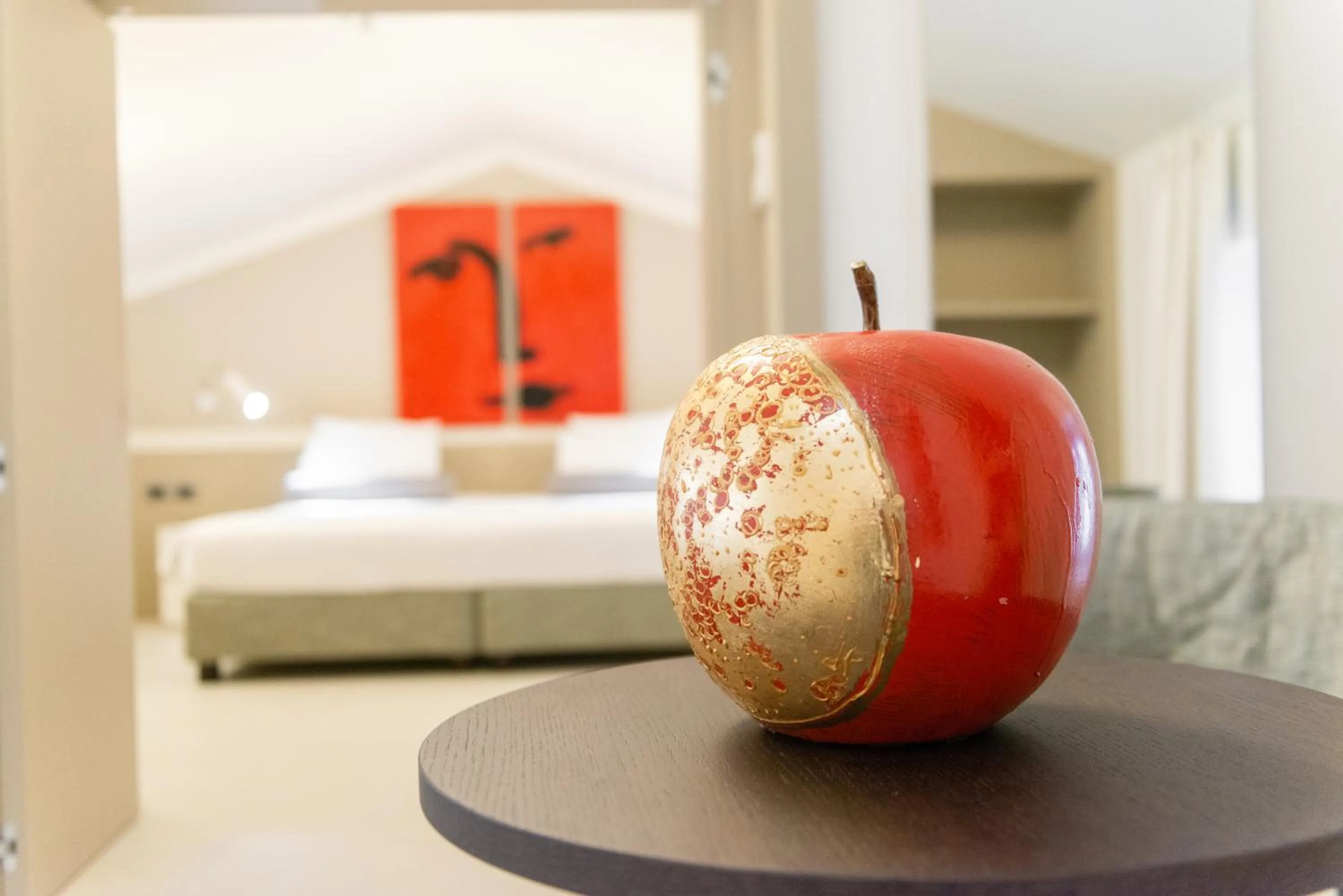 Decorative detail, Bed in Le Funi Hotel