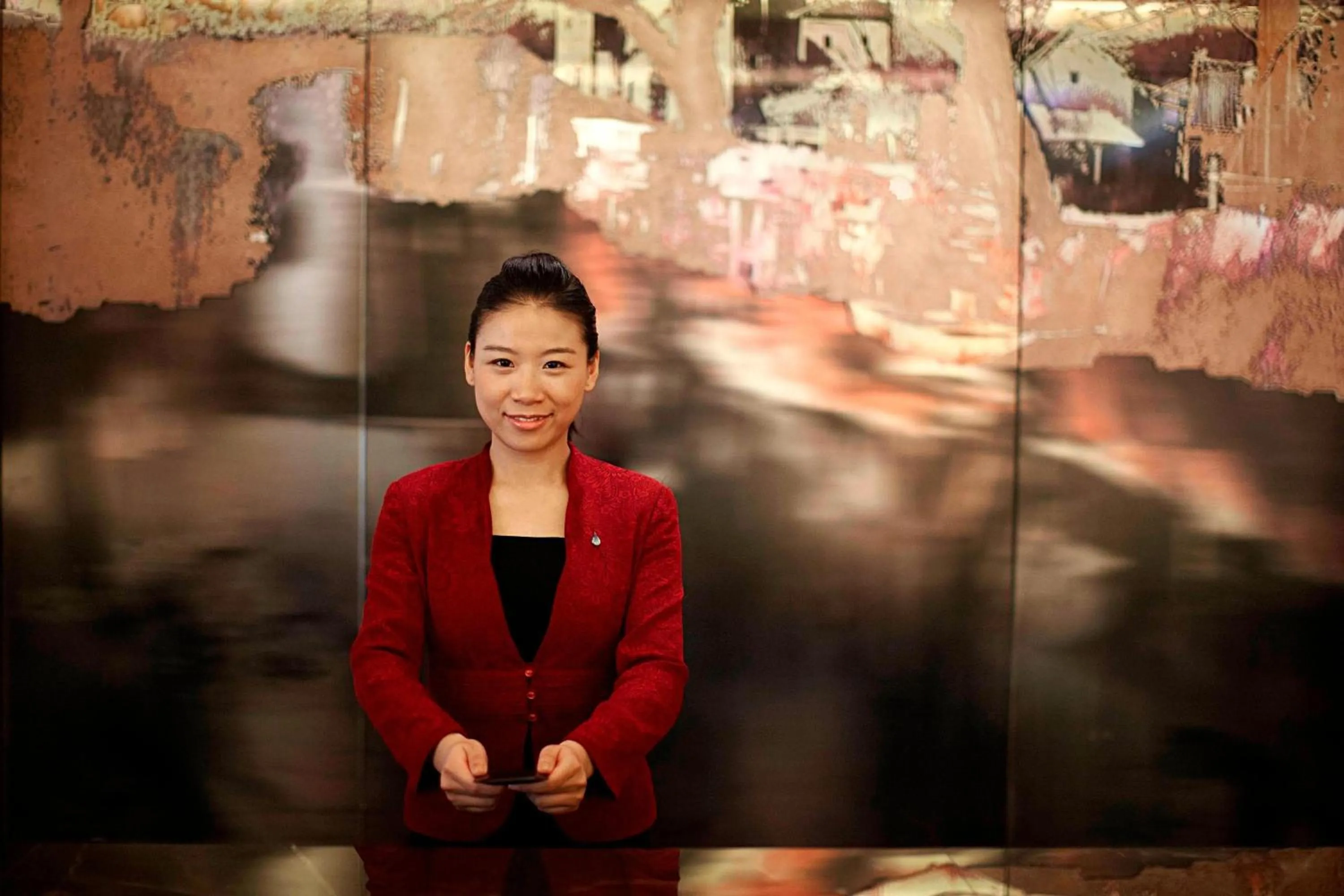Lobby or reception in Suzhou Marriott Hotel
