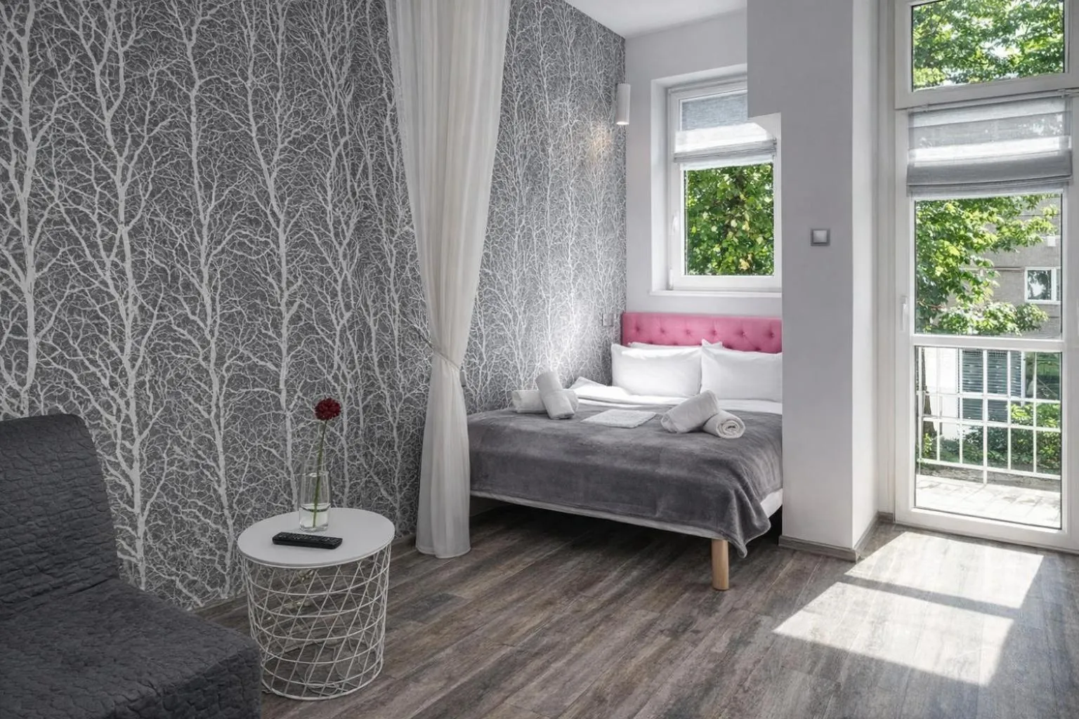 Bedroom, Bed in Leo Apartments Old Town