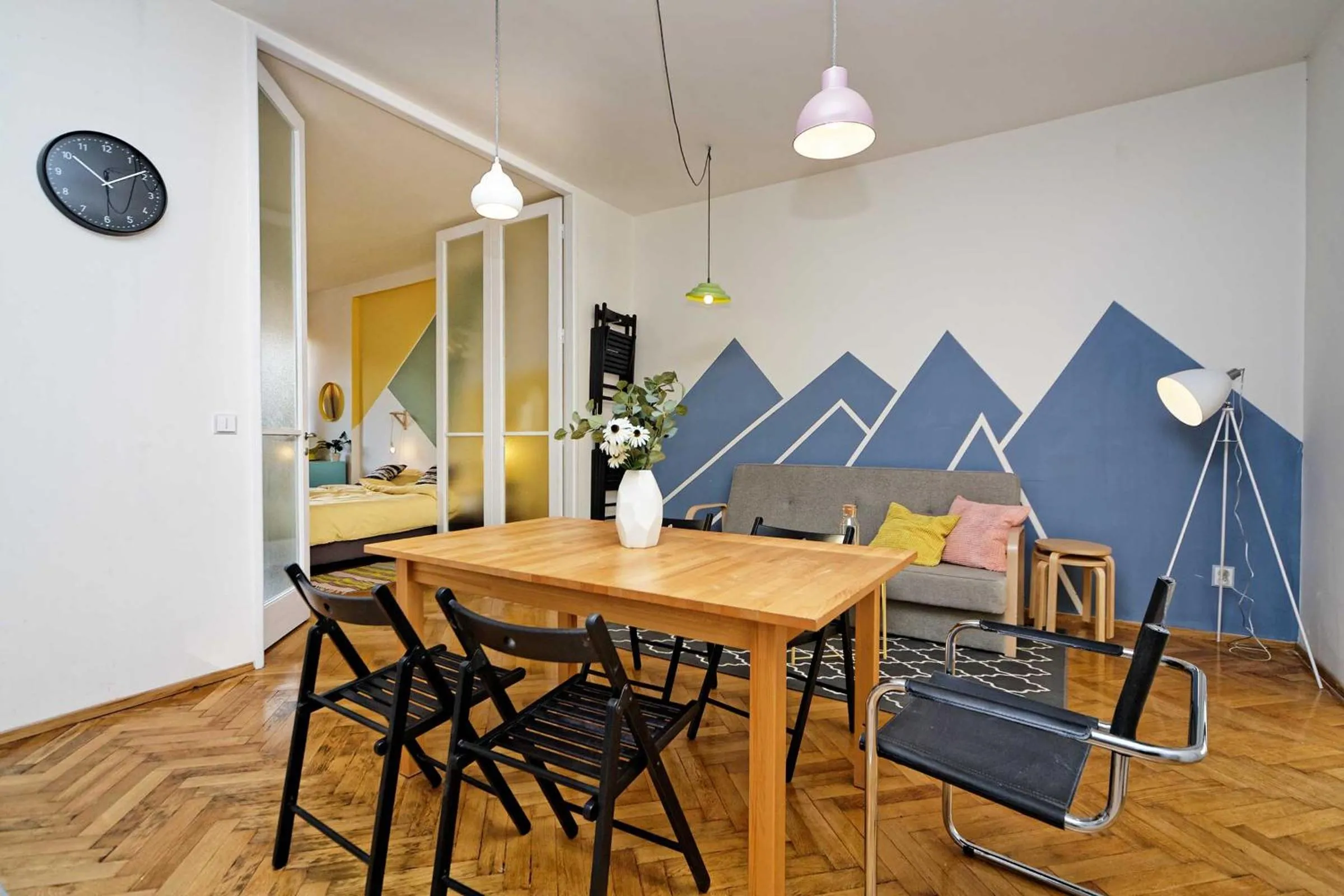 Kitchen or kitchenette in Apartments Stepanska 36