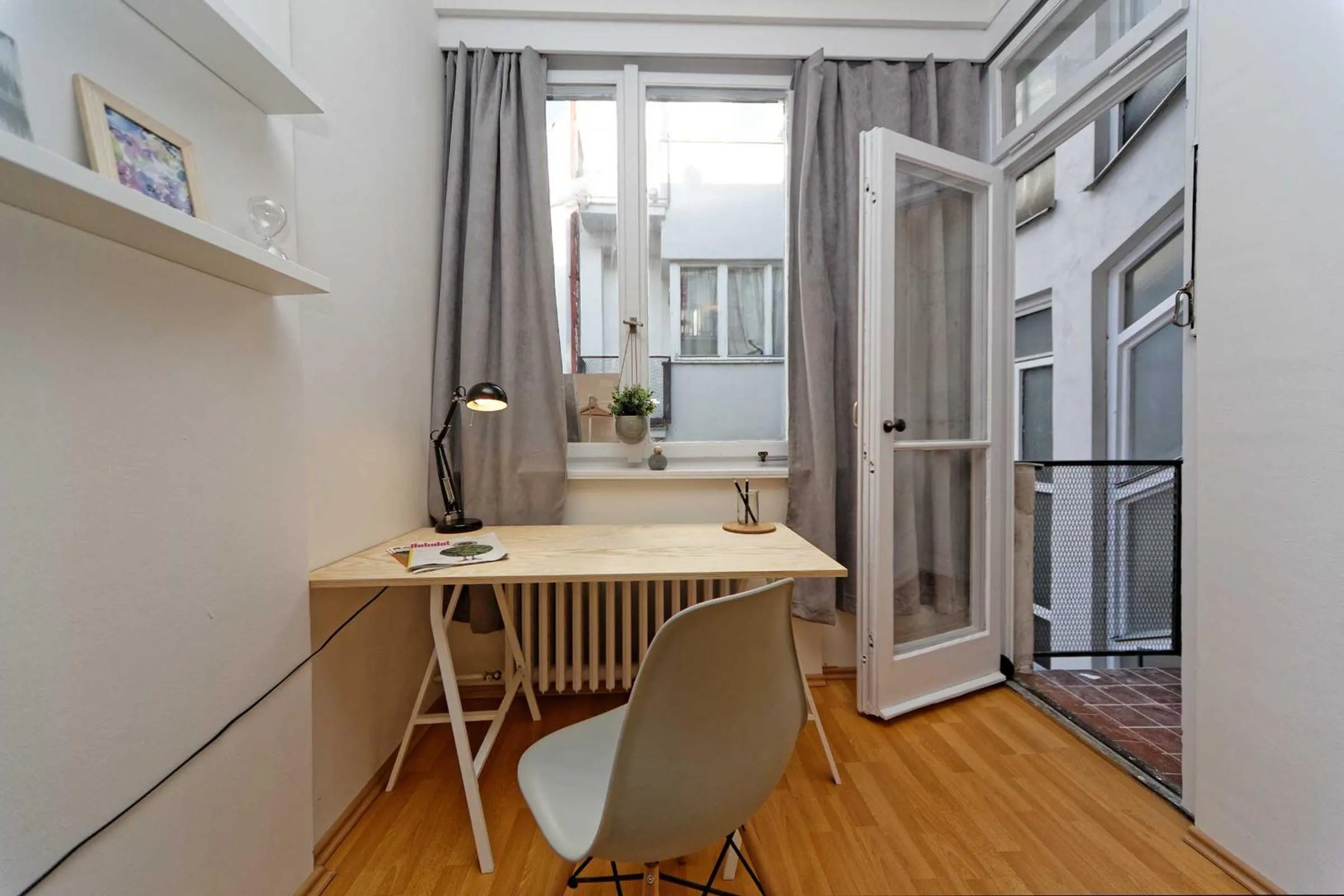 Balcony/Terrace in Apartments Stepanska 36