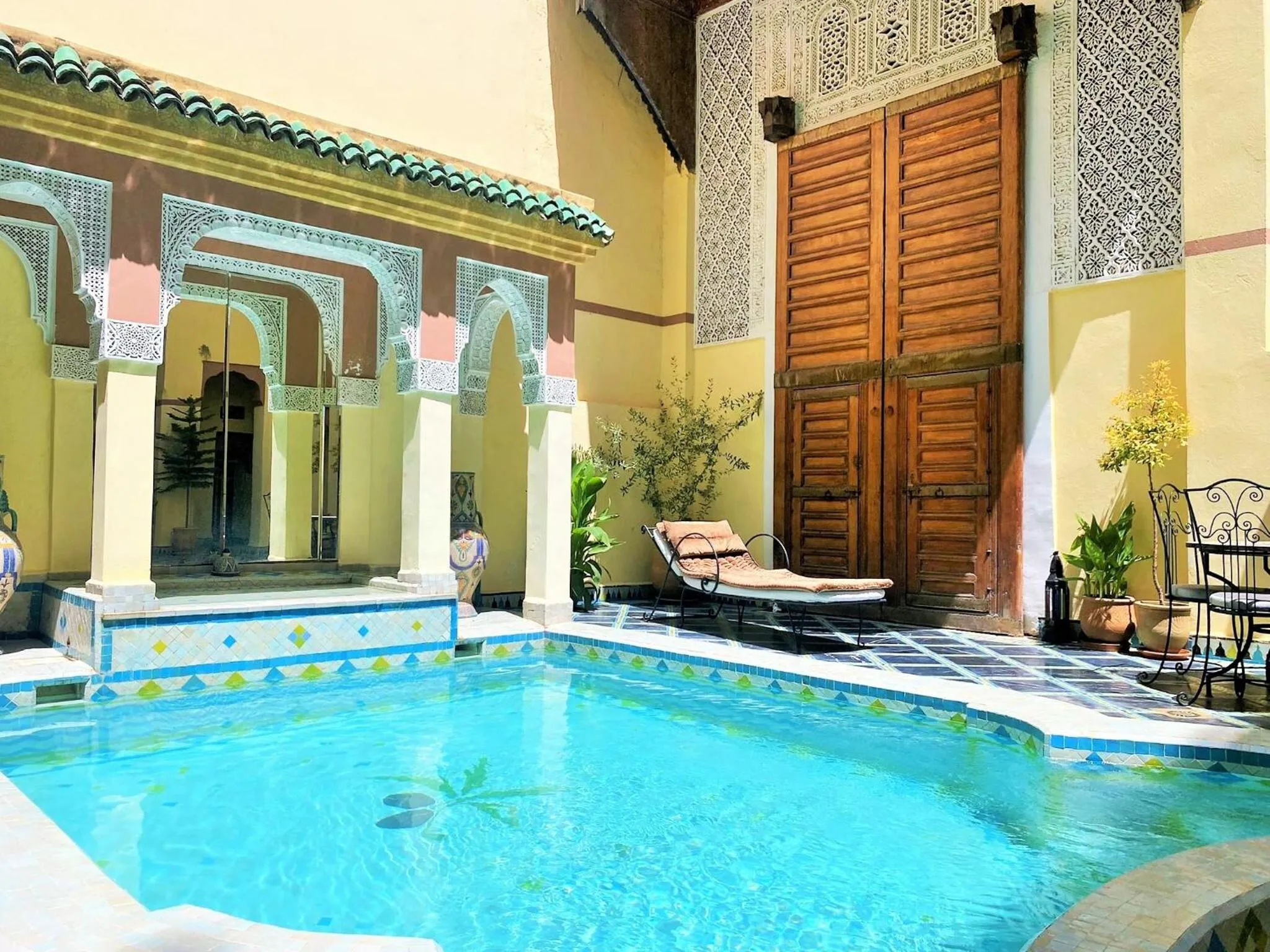 Swimming pool in Riad Zitouna