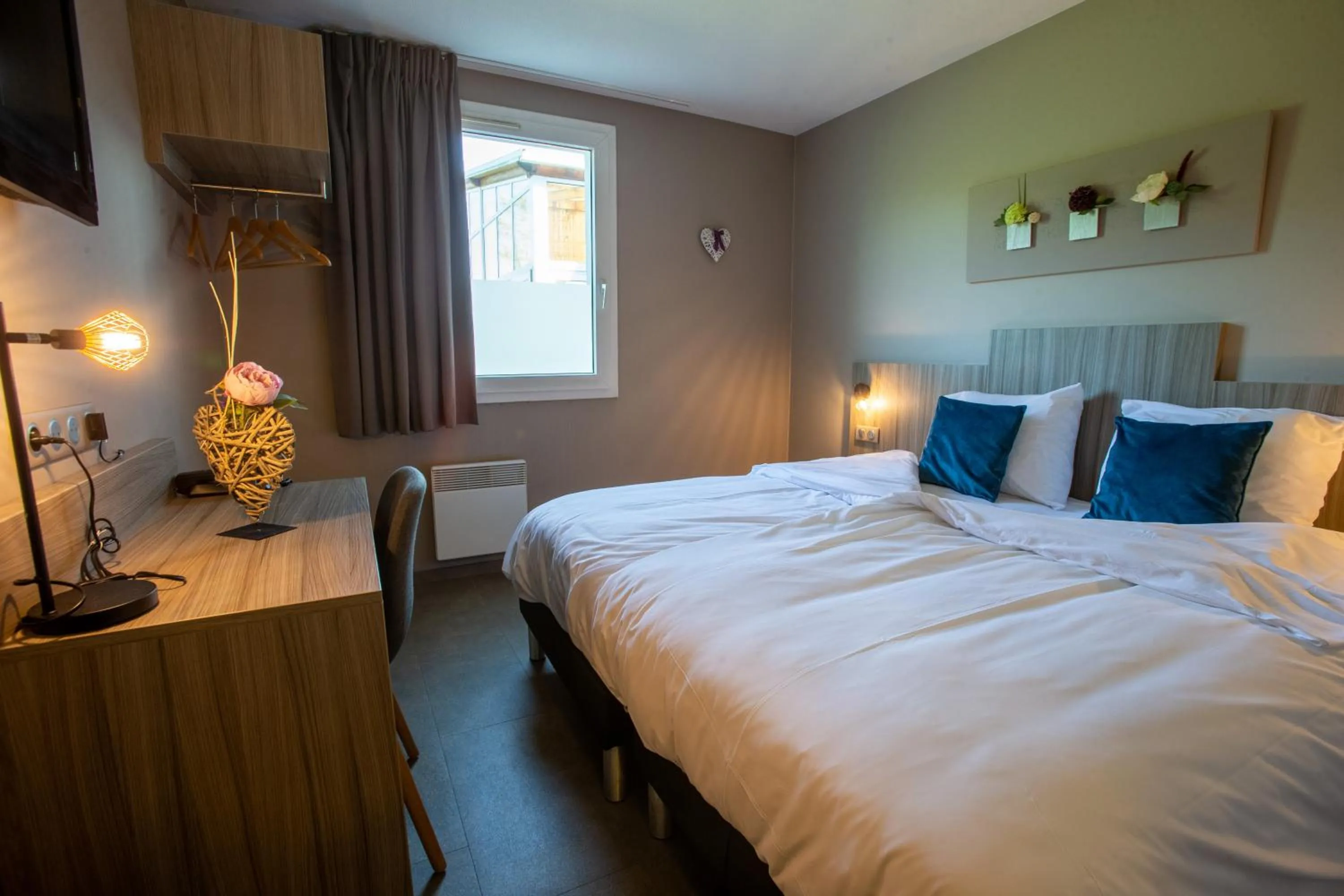 Bed in Hotel Ecluse 34