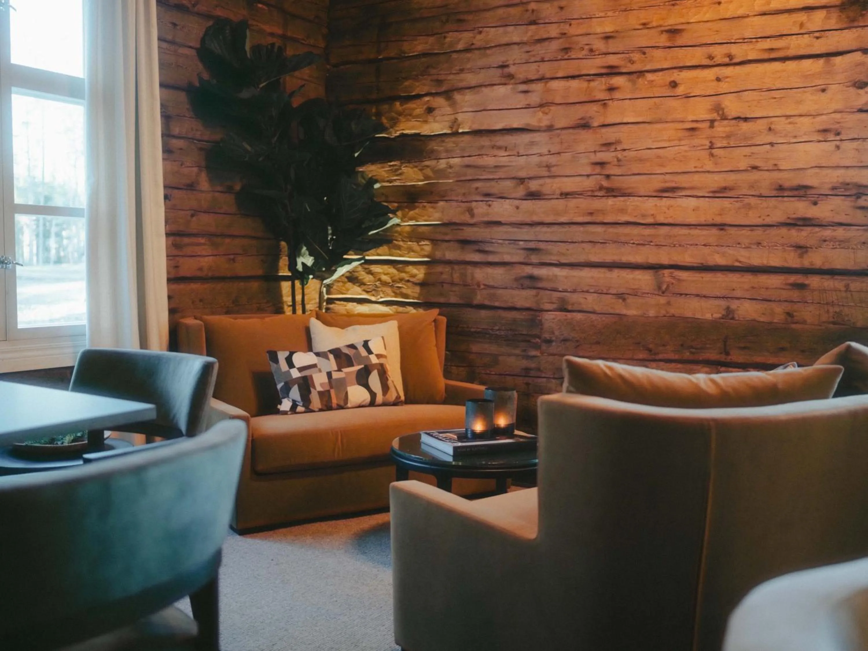 Lounge or bar in Reindeer Manor Levi