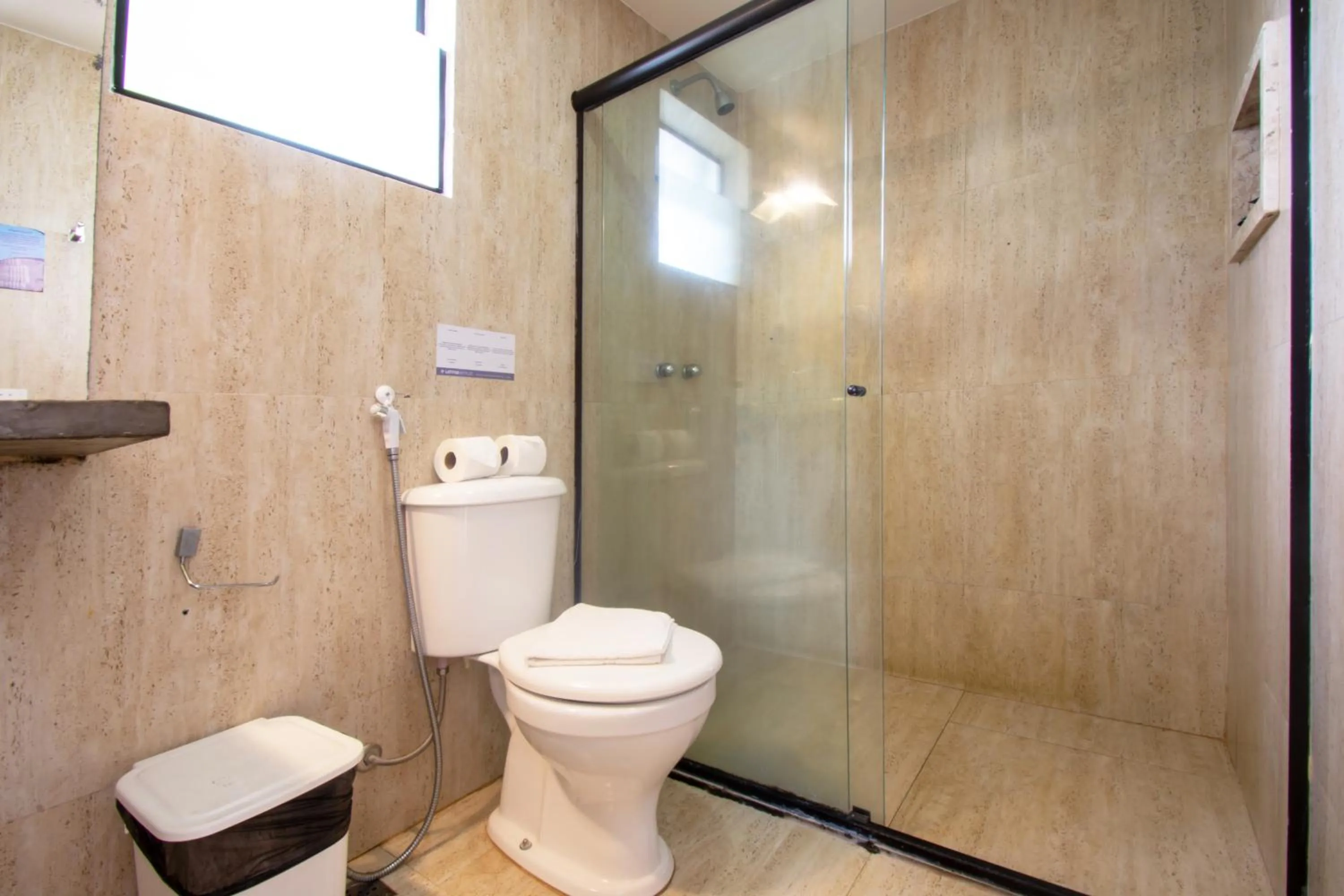 Shower in Hotel Barra da Lagoa by Latitud Hoteles