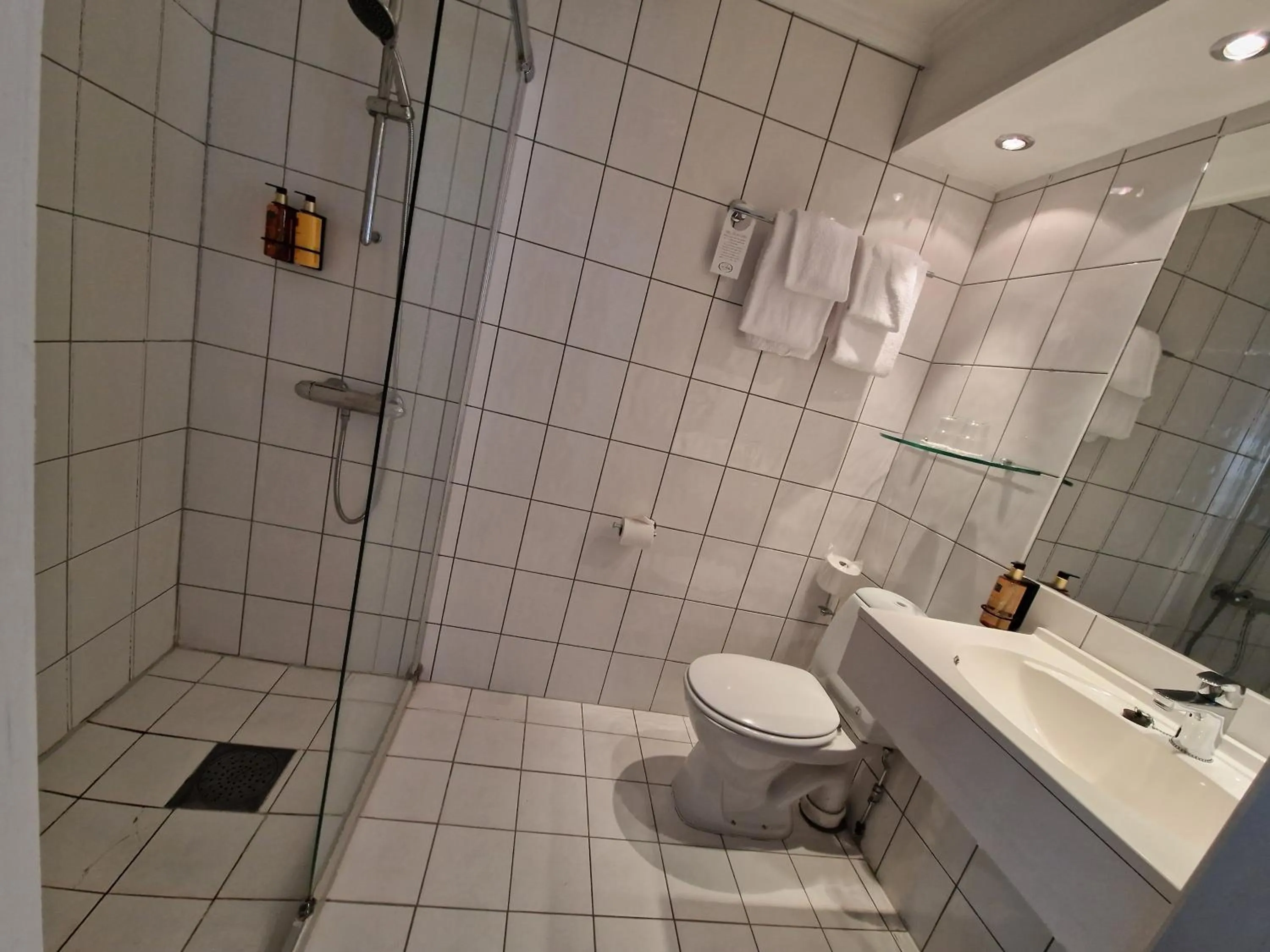 Shower in Dr. Holms Hotel