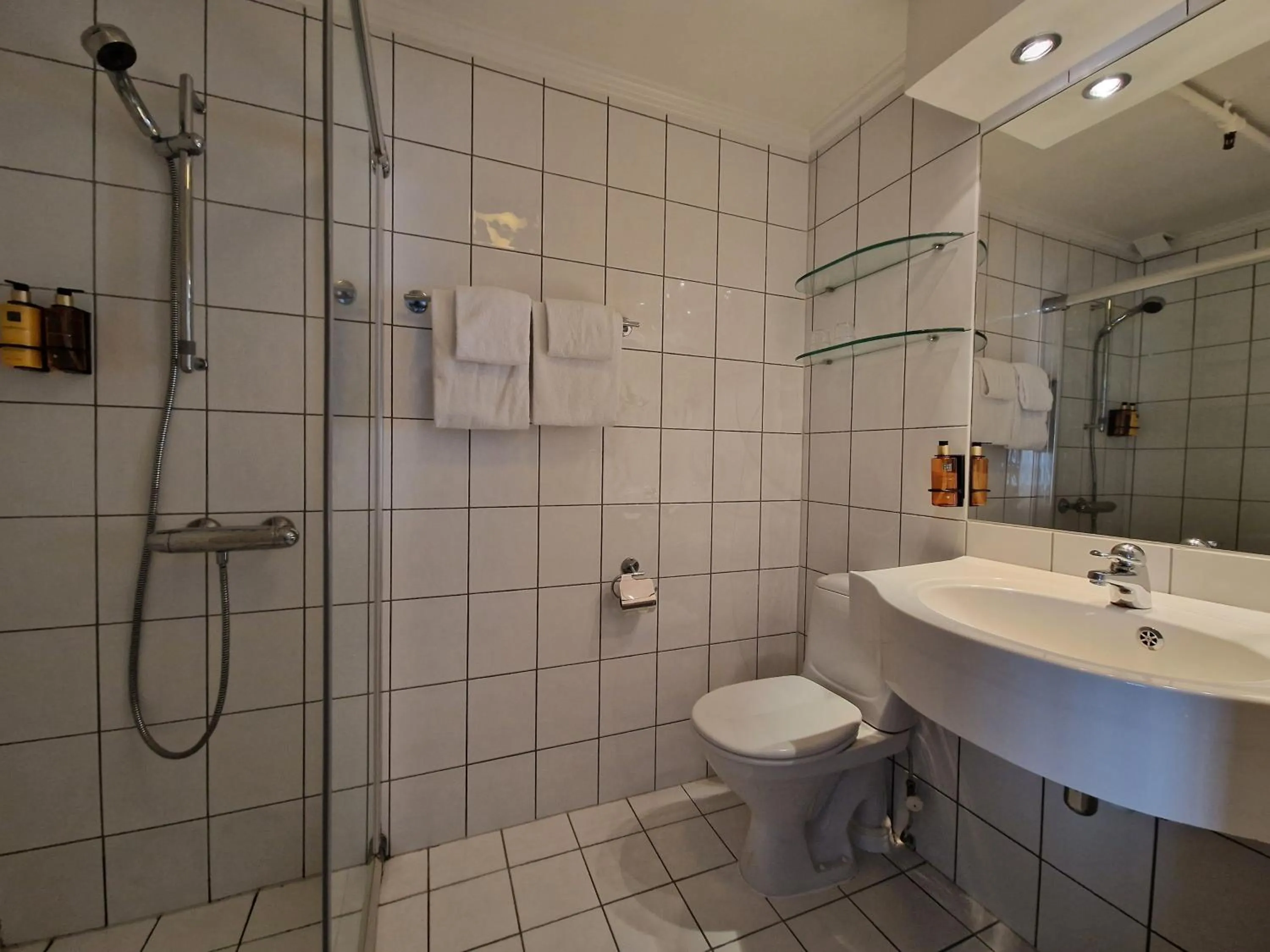 Shower in Dr. Holms Hotel