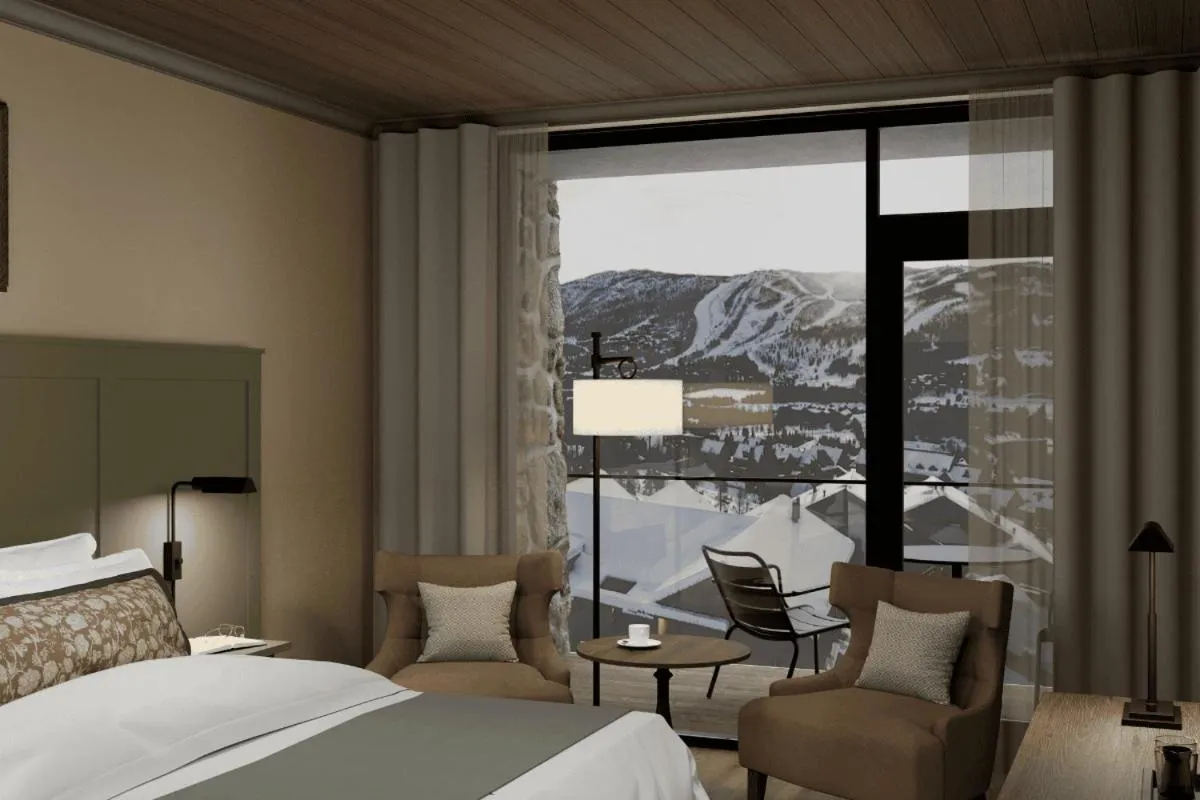 Bed in Dr. Holms Hotel