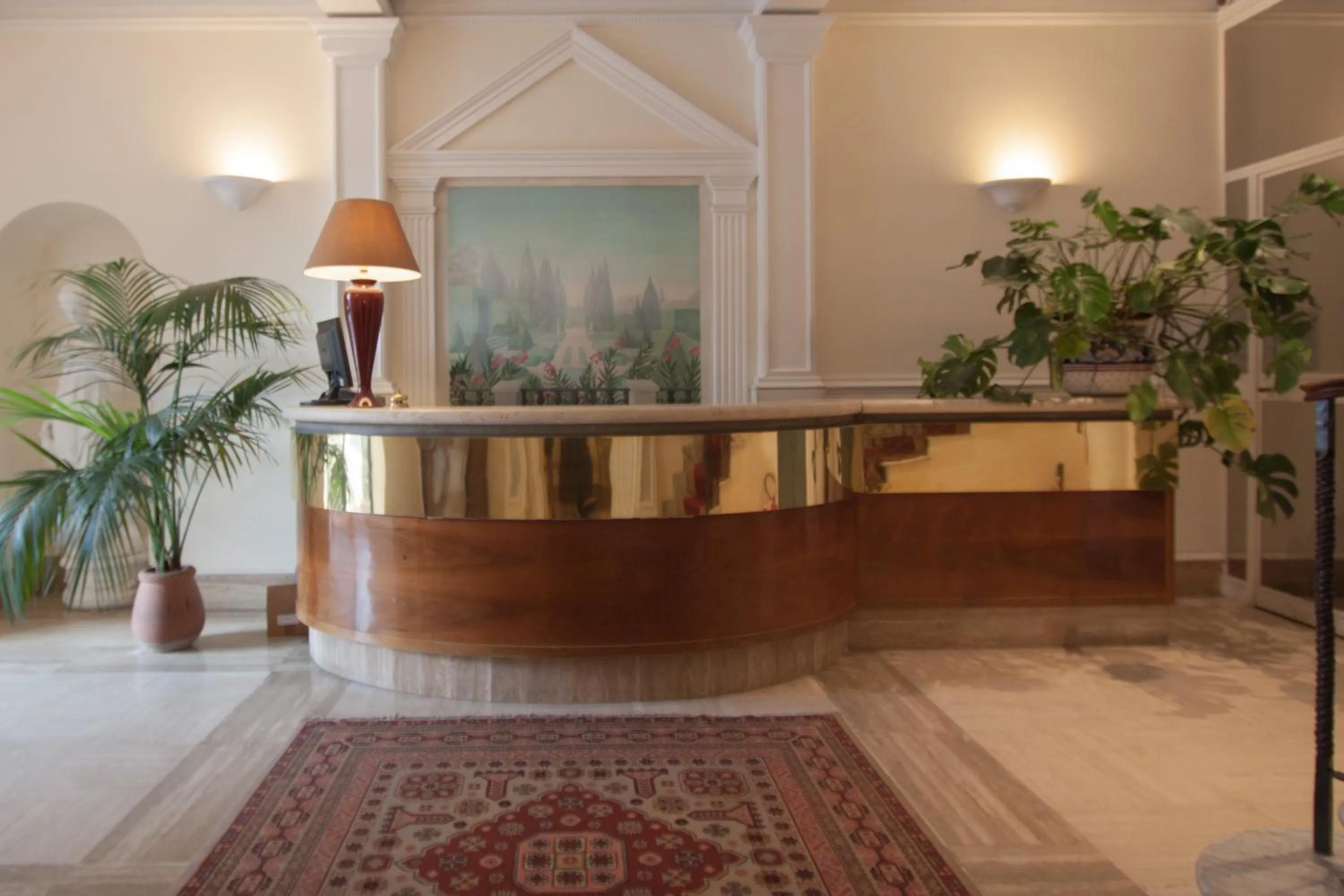 Lobby or reception in Hotel Laurentia