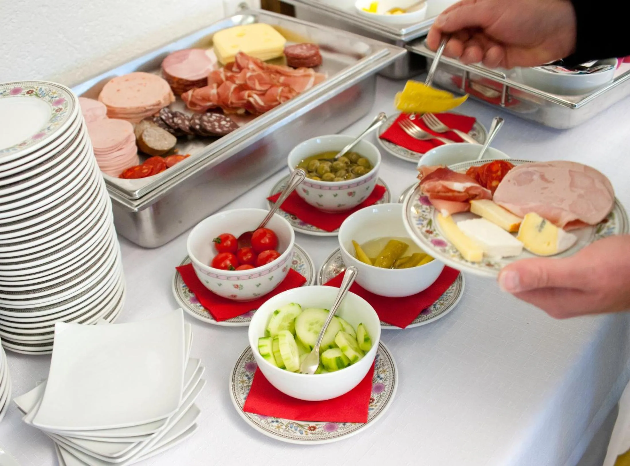 Buffet breakfast in Gasthaus Adler Fohrenbühl