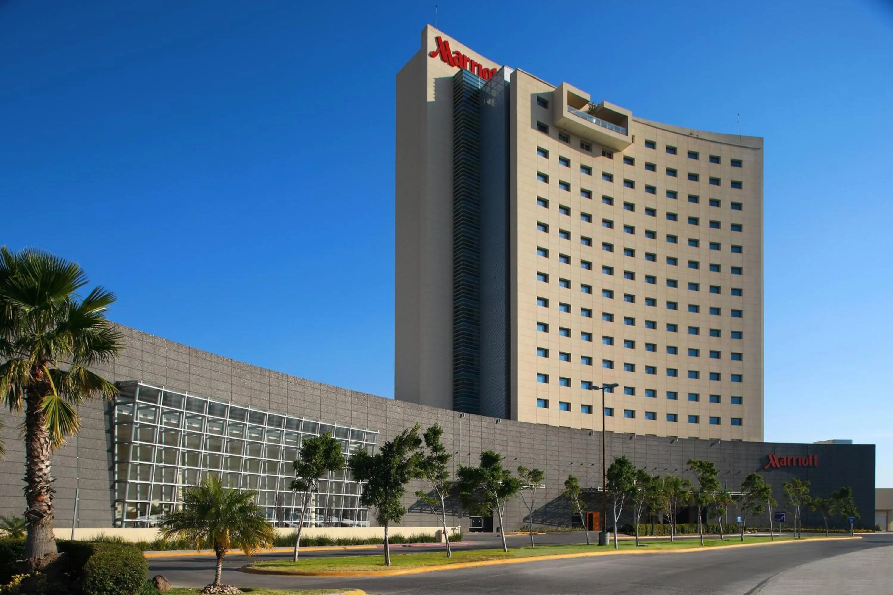 Property building in Aguascalientes Marriott Hotel
