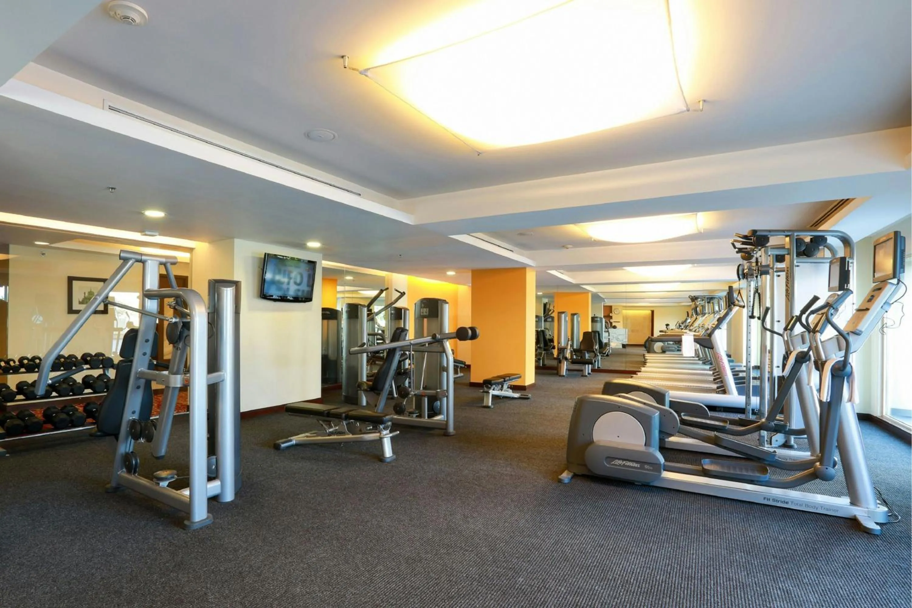 Fitness centre/facilities in Aguascalientes Marriott Hotel