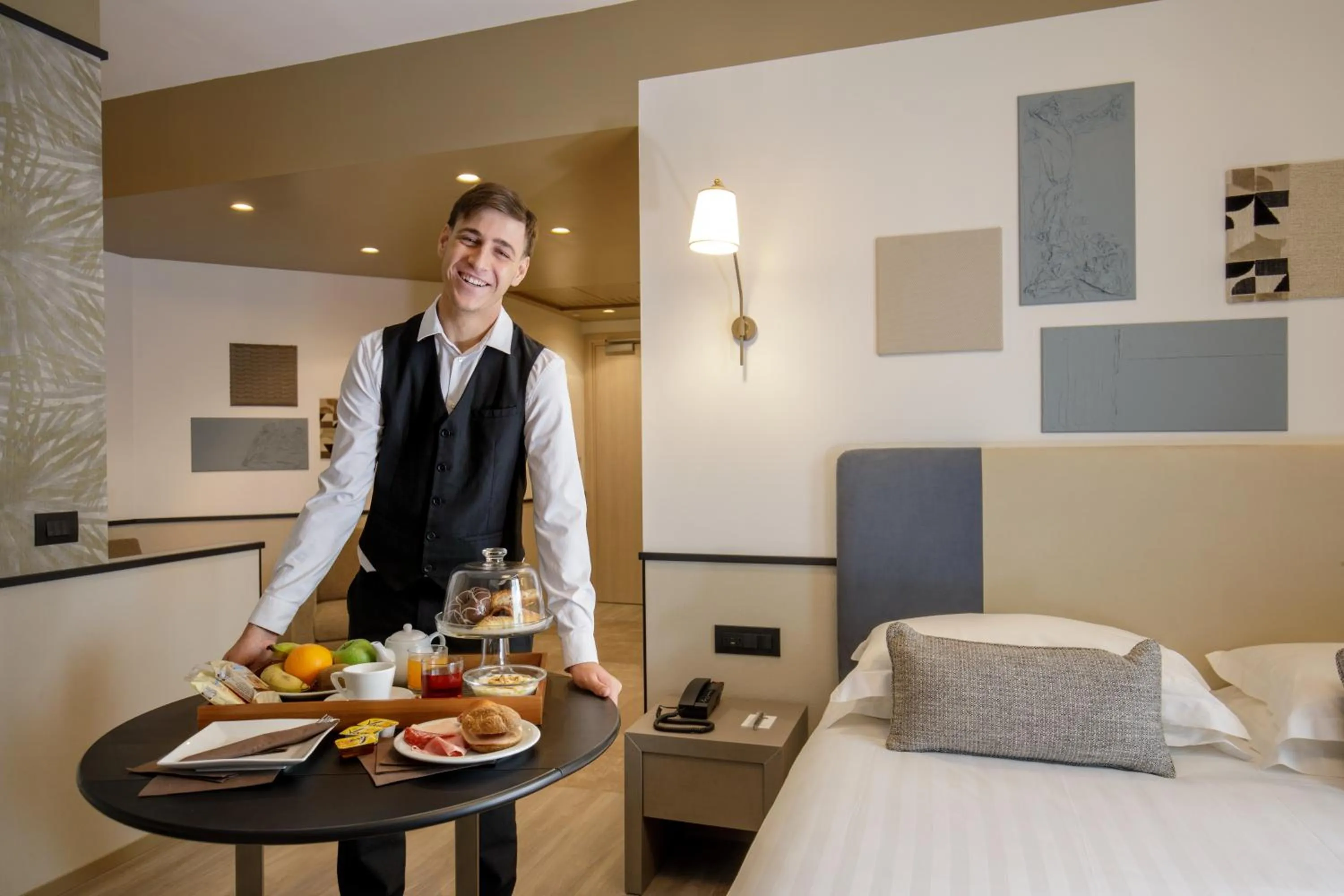 Bedroom, Bed in Hotel Domidea