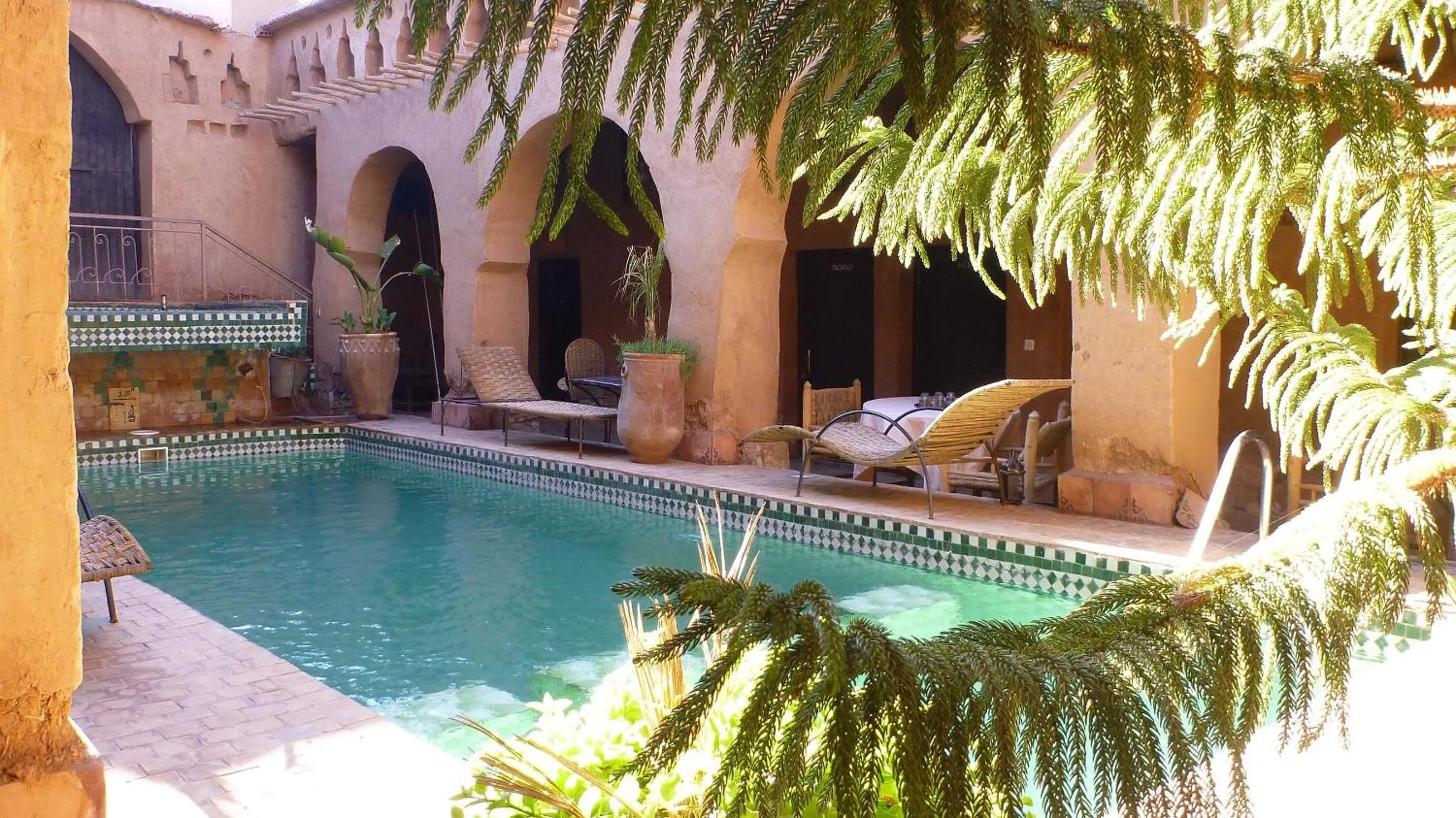 Swimming pool in Riad Maktoub