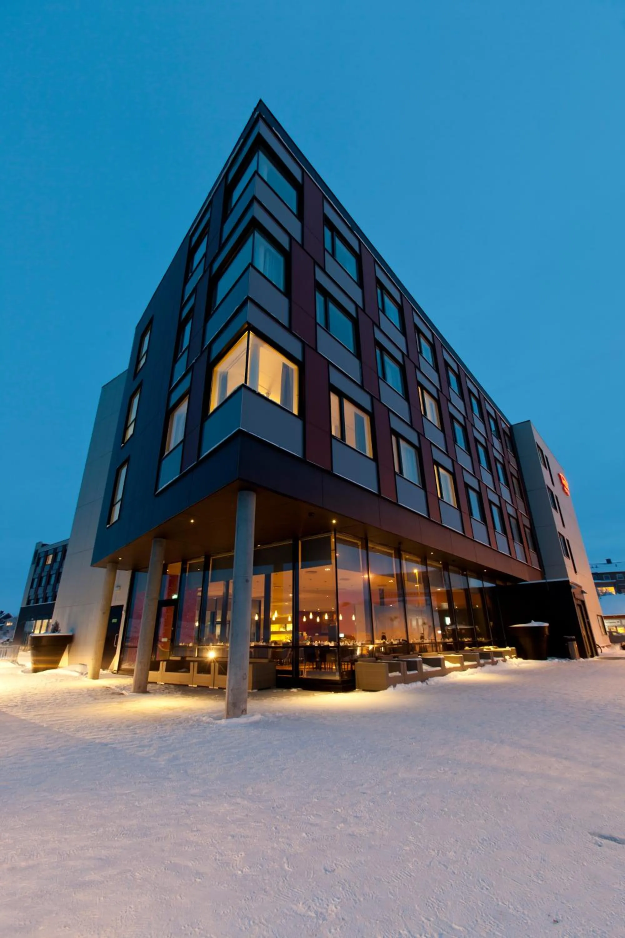 Facade/entrance in Thon Hotel Kirkenes