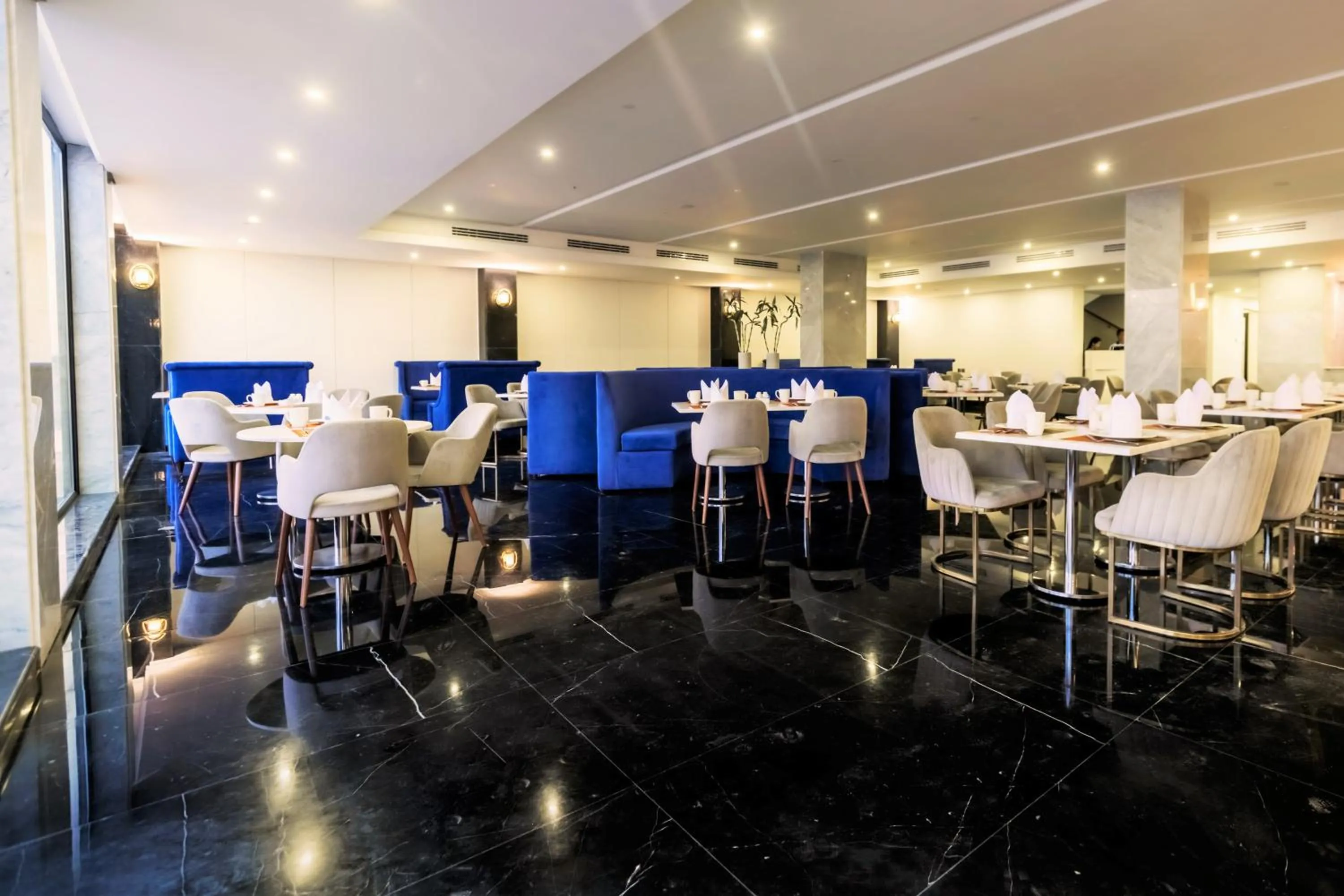 Buffet breakfast in Tamara Beach Resort, Al Khobar Half Moon Bay-"Families Only"