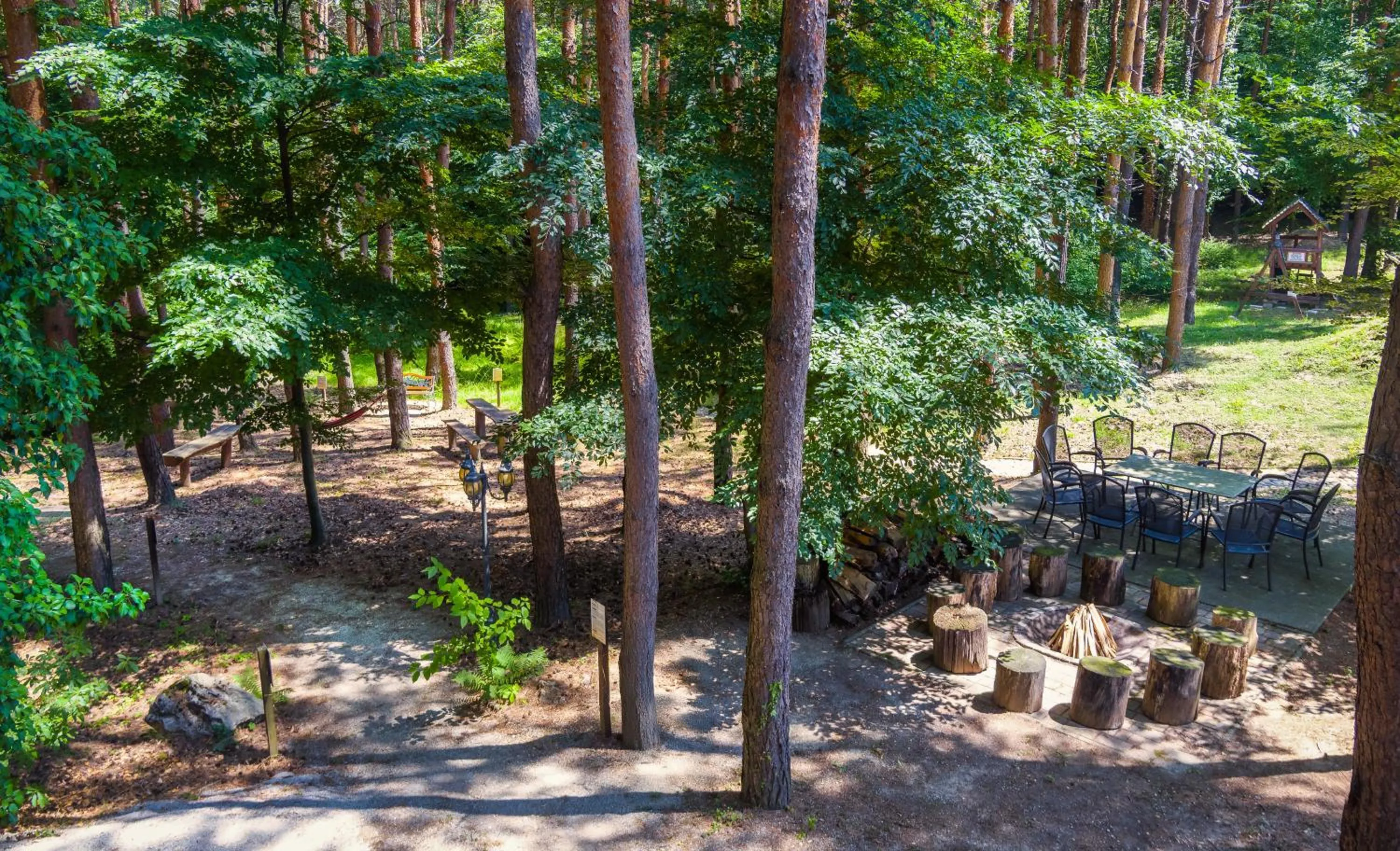 Garden in Gosztola Gyöngye-az erdő szállodája