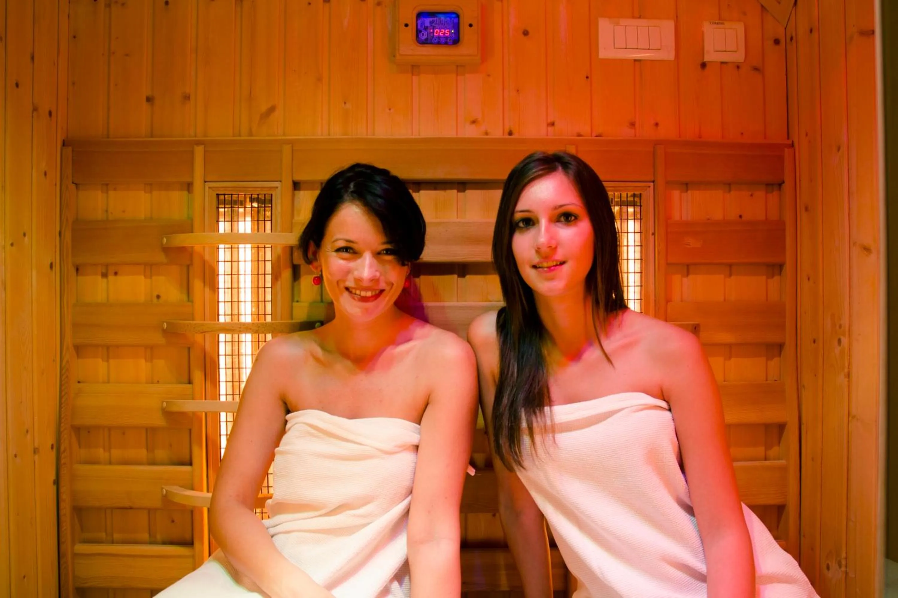 Sauna in Gosztola Gyöngye-az erdő szállodája