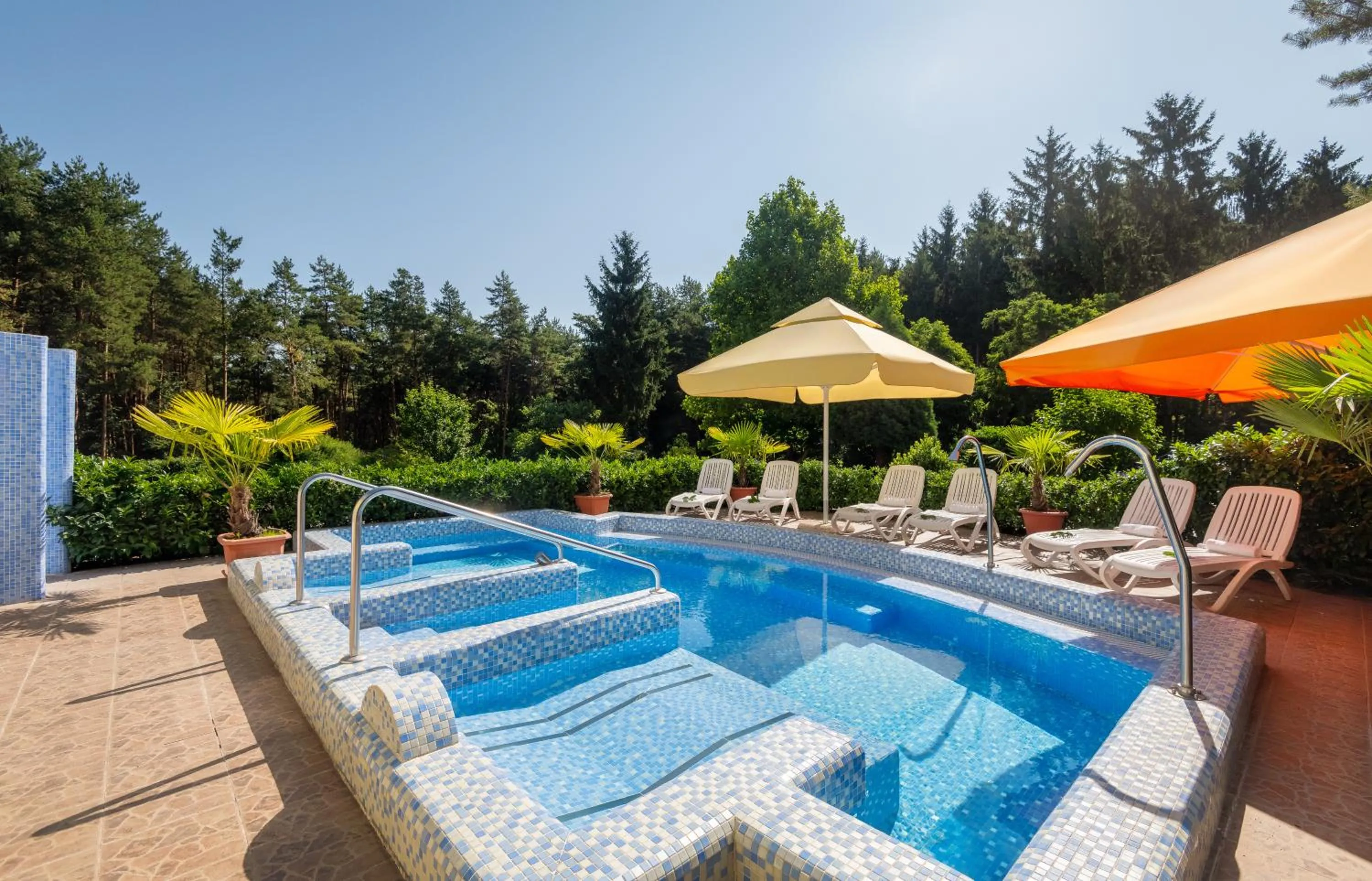 Swimming pool in Gosztola Gyöngye-az erdő szállodája