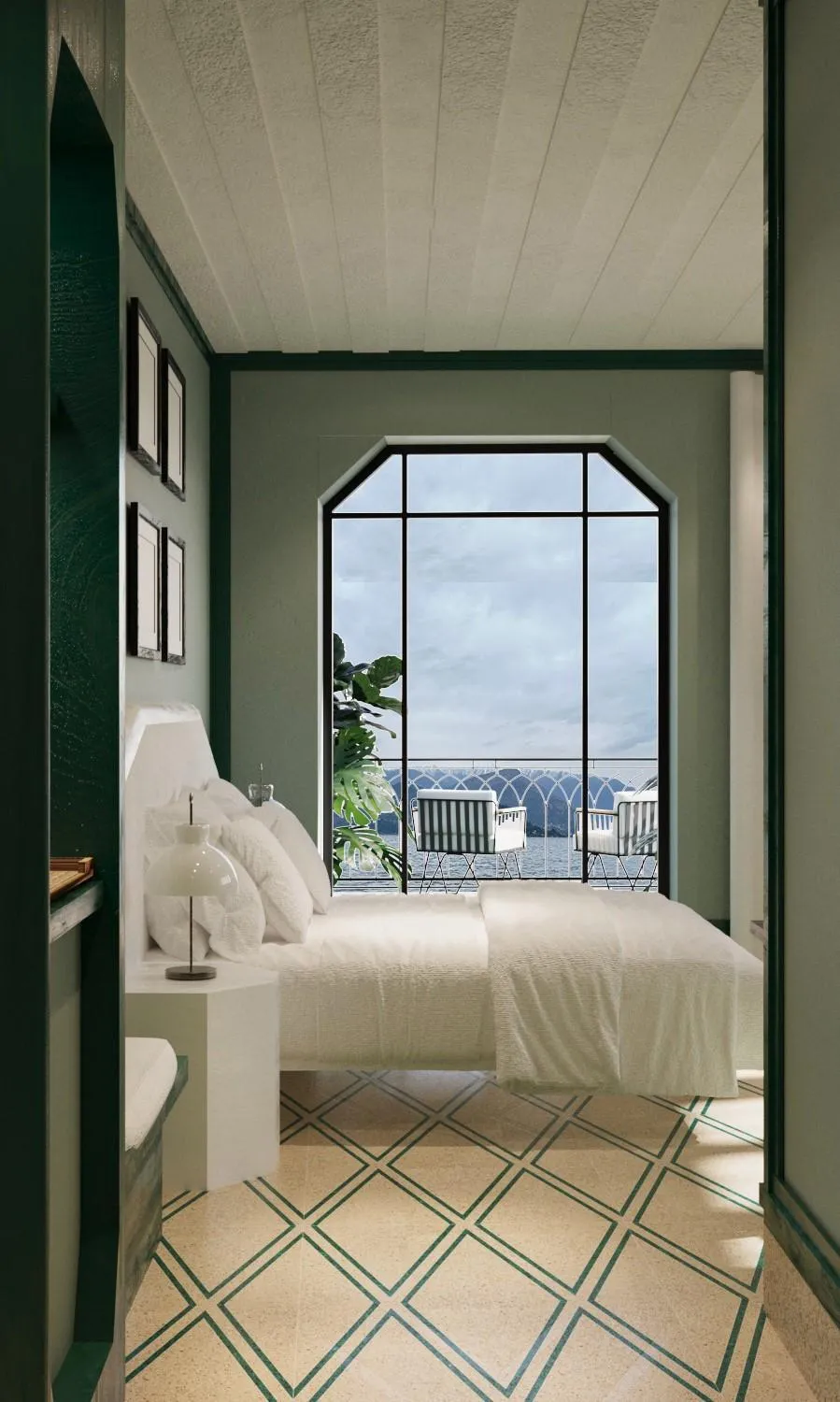 Bedroom, Bed in Hotel du Lac Varenna