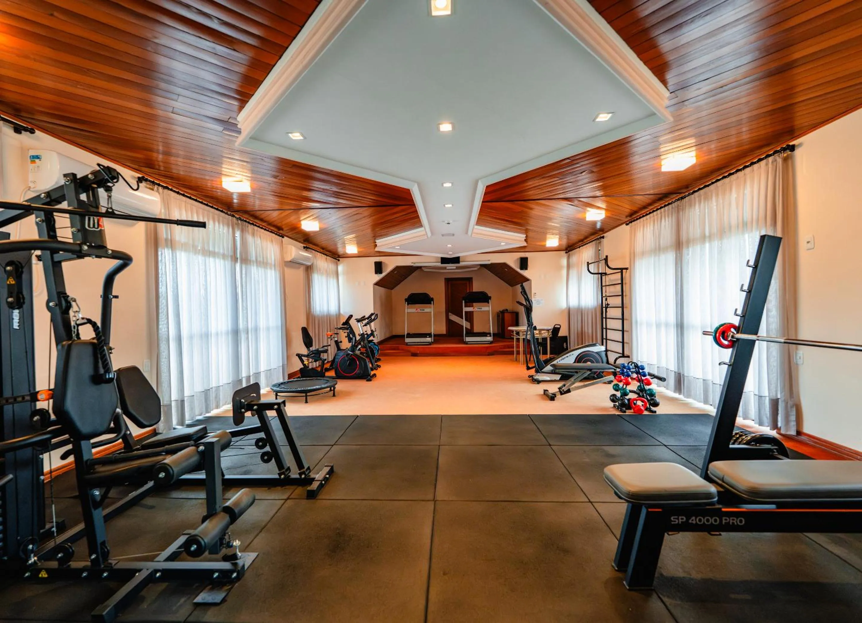 Fitness centre/facilities in Hotel Vila Germânica