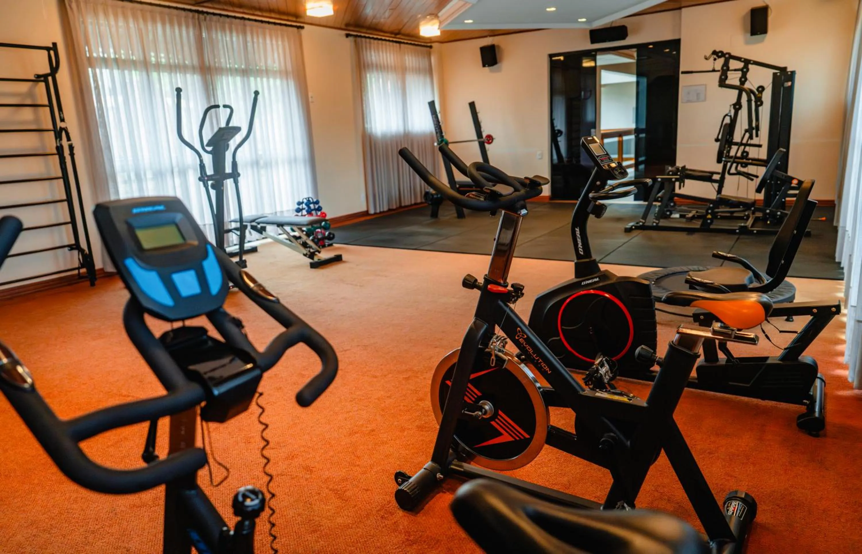 Fitness centre/facilities in Hotel Vila Germânica