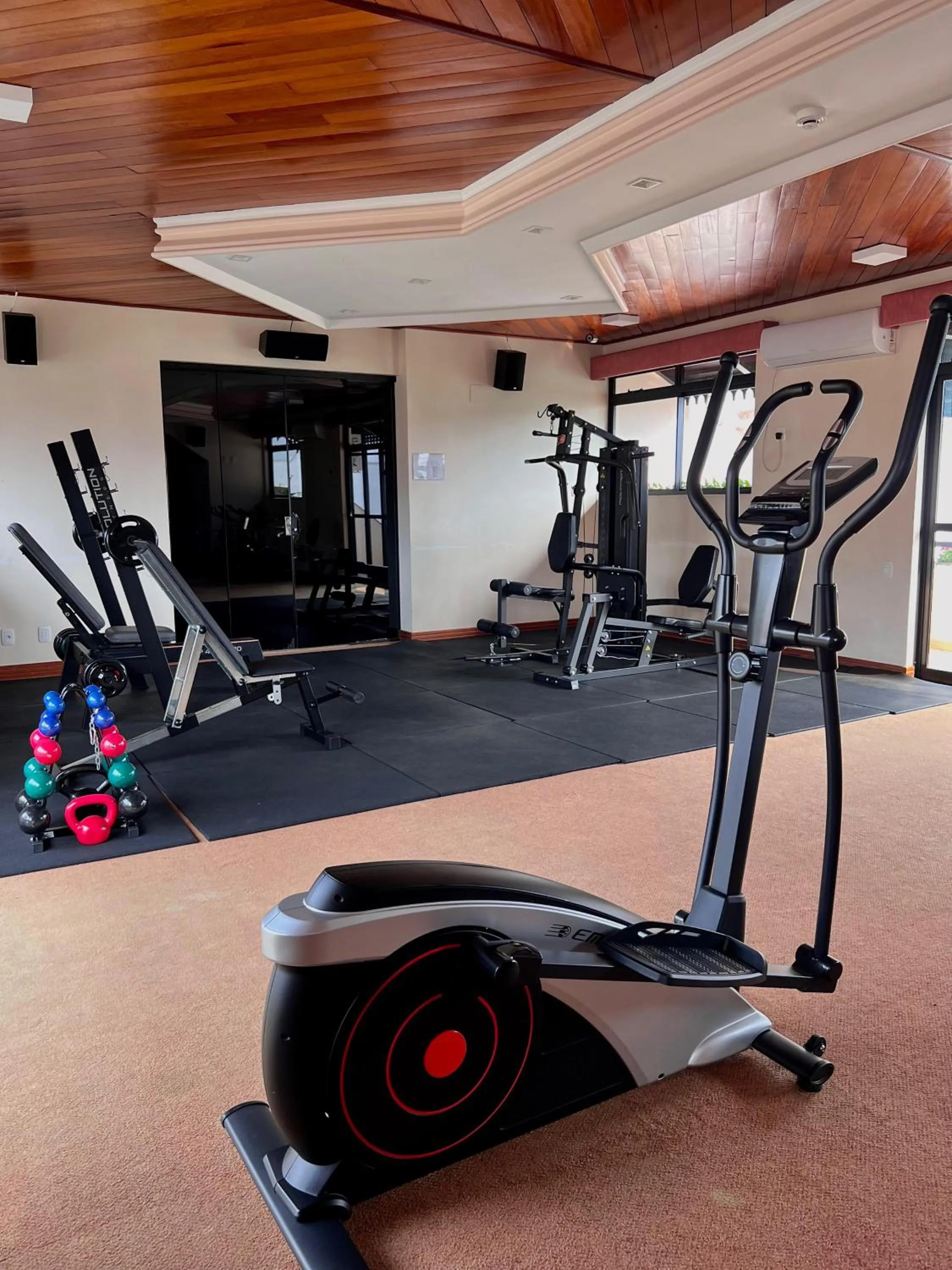 Fitness centre/facilities in Hotel Vila Germânica