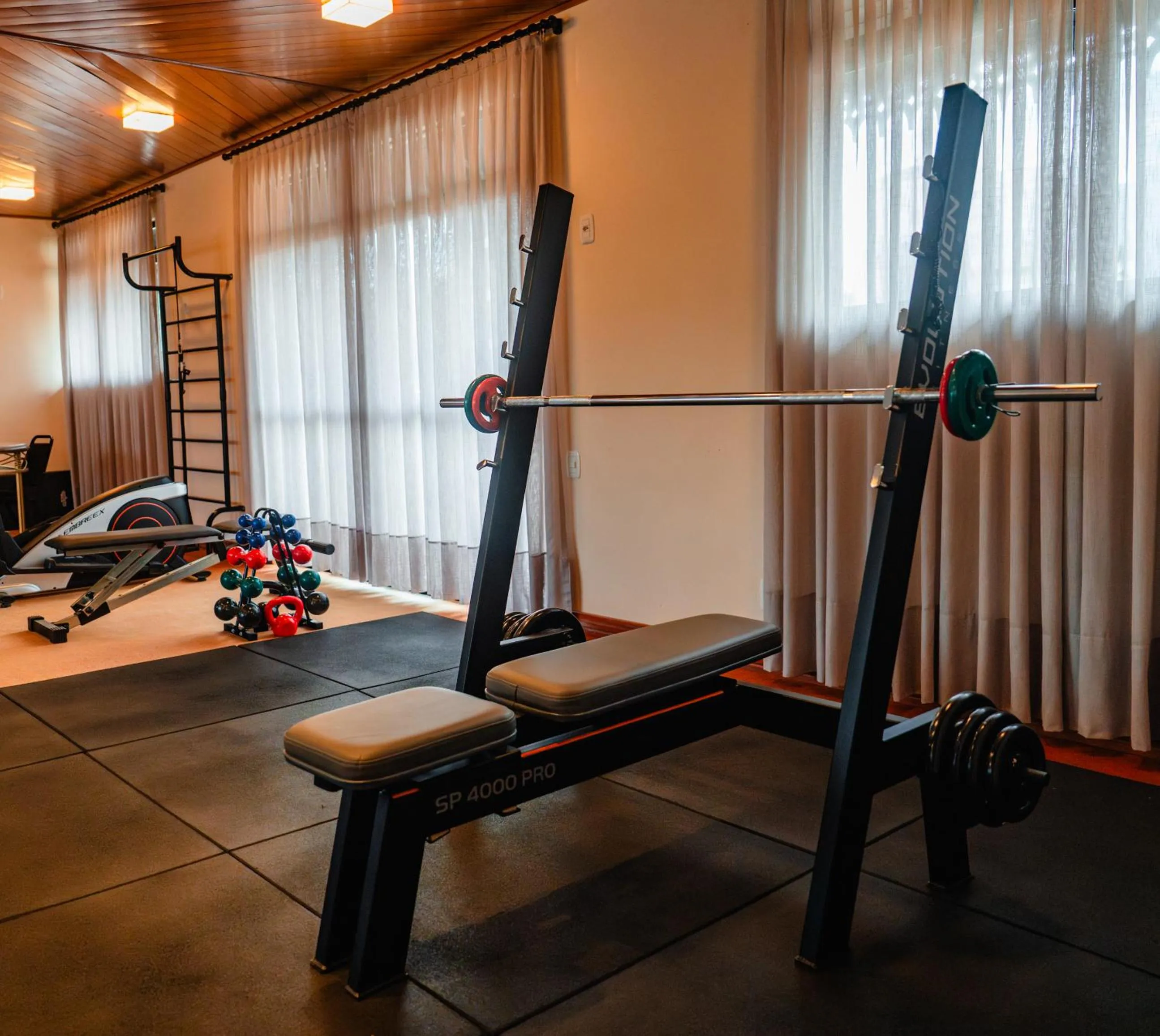 Fitness centre/facilities in Hotel Vila Germânica