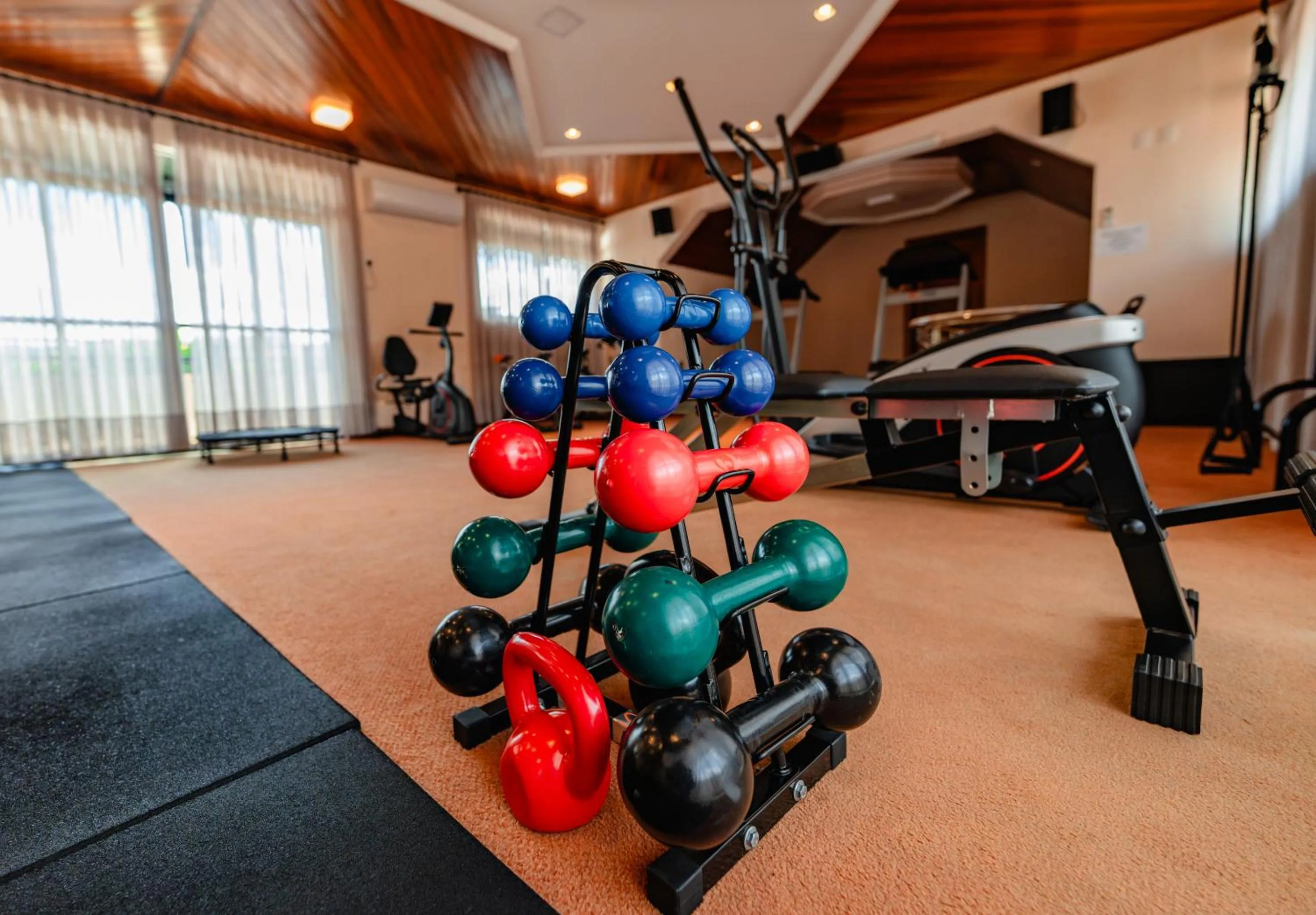 Fitness centre/facilities in Hotel Vila Germânica