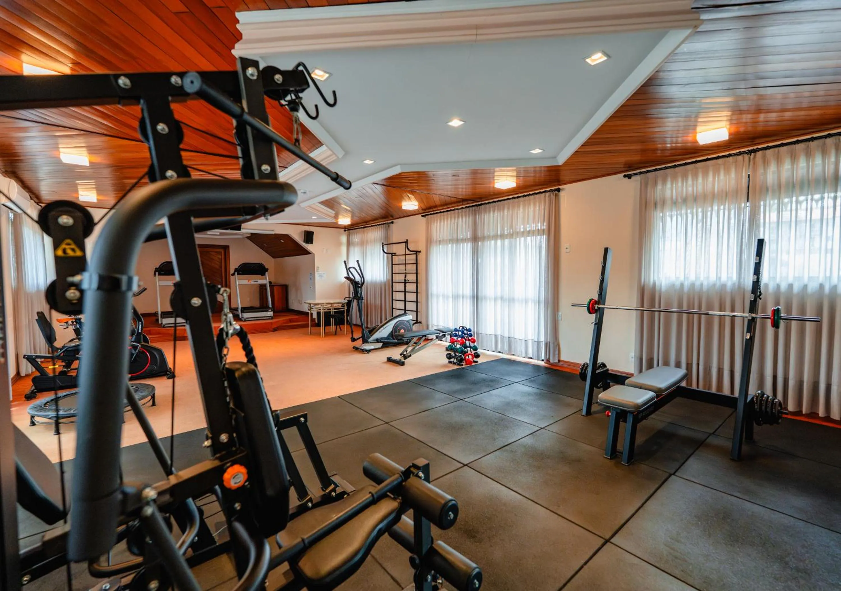Fitness centre/facilities in Hotel Vila Germânica
