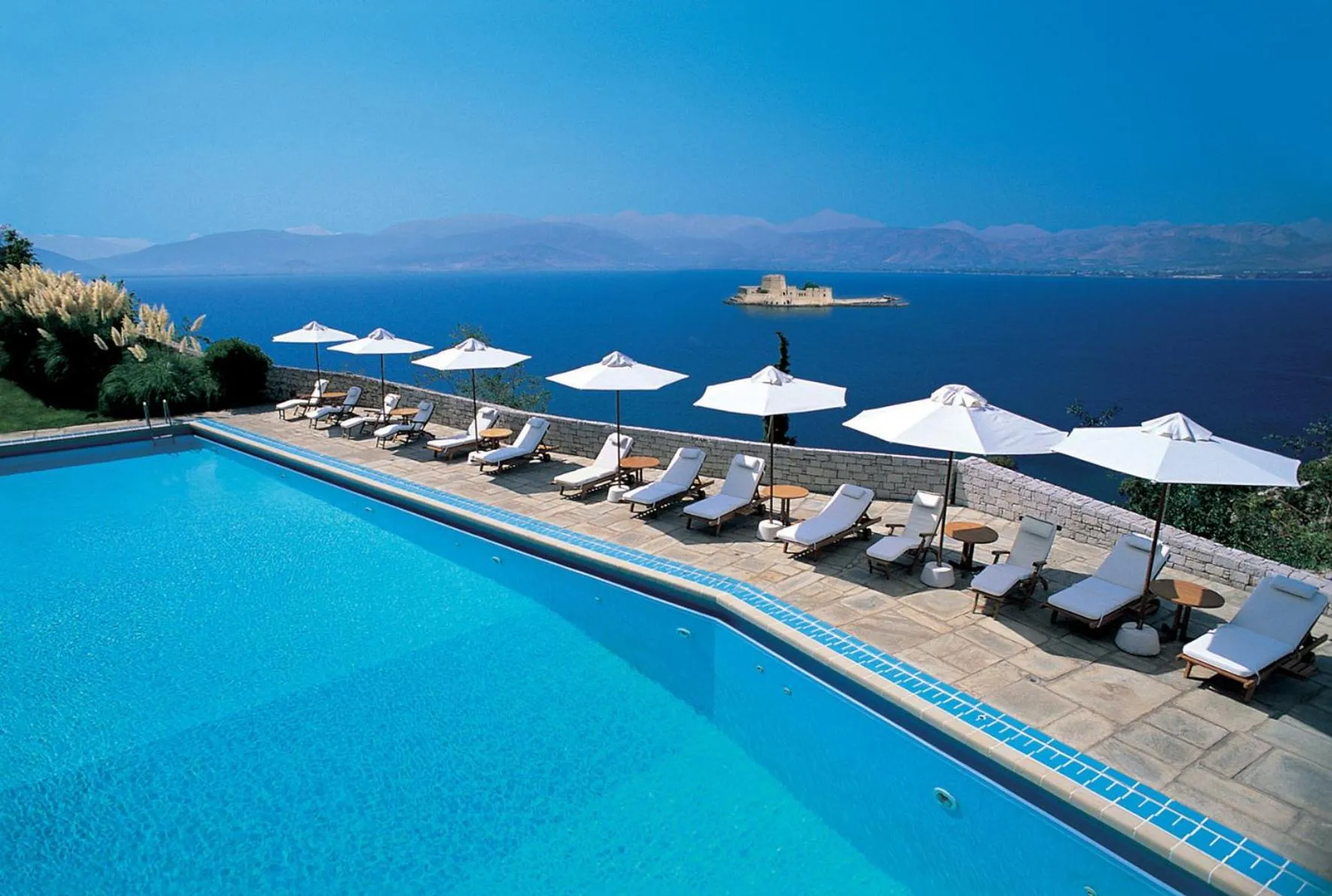 Pool view in Nafplia Palace Hotel & Villas