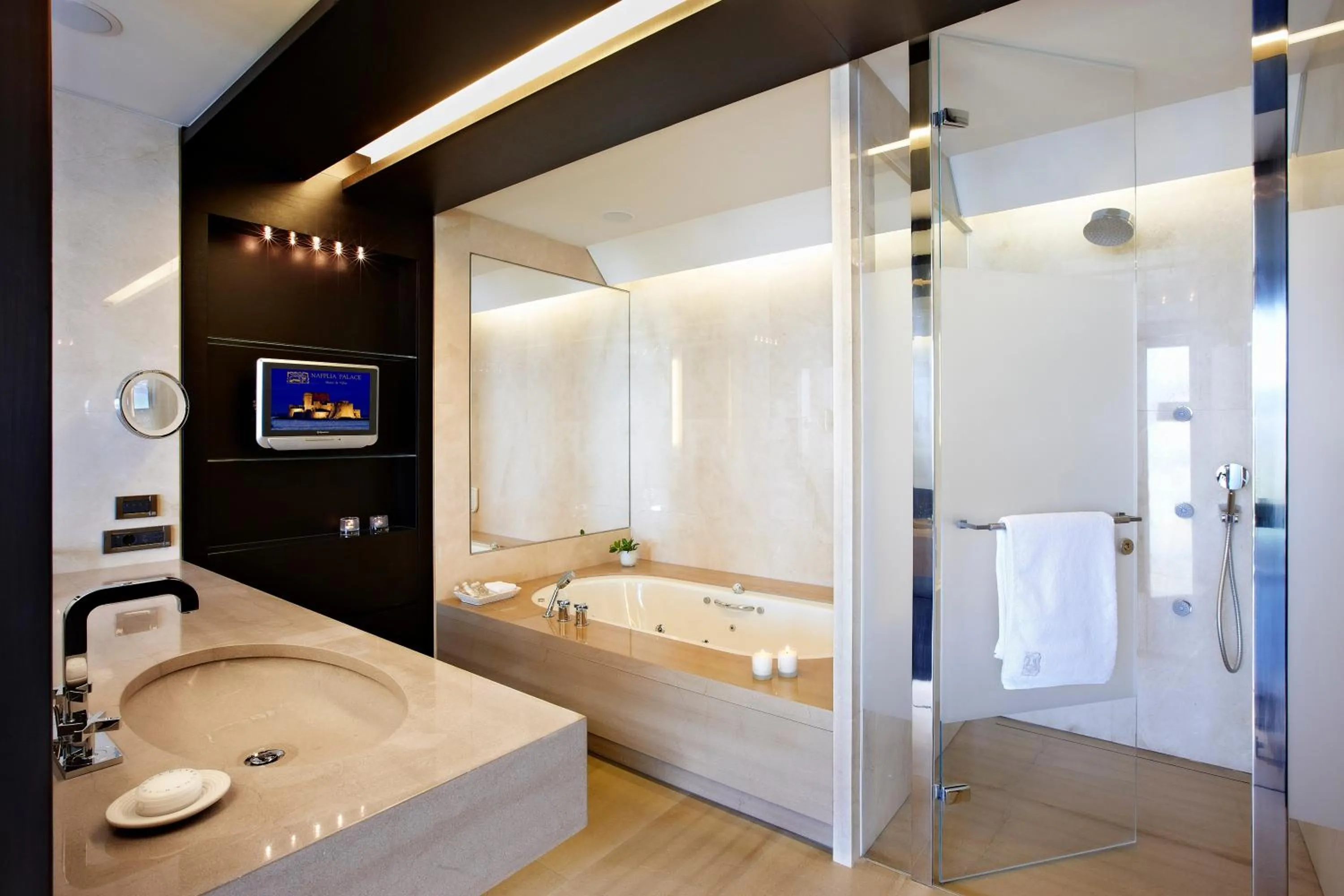 Bathroom in Nafplia Palace Hotel & Villas