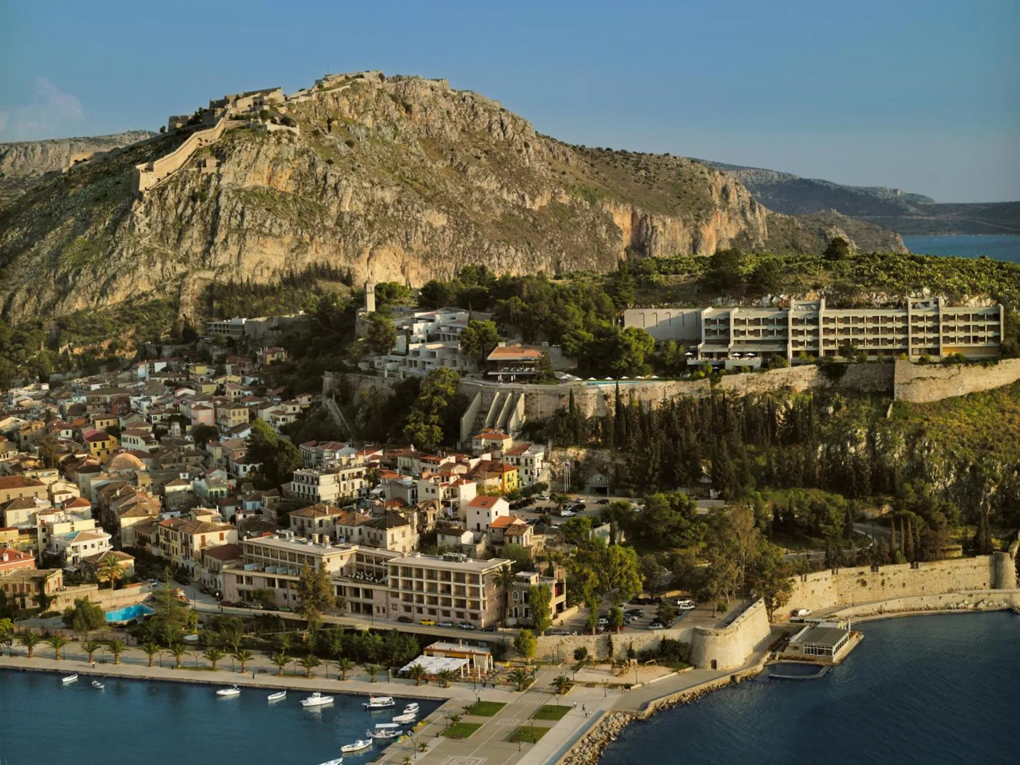 Bird's eye view in Nafplia Palace Hotel & Villas
